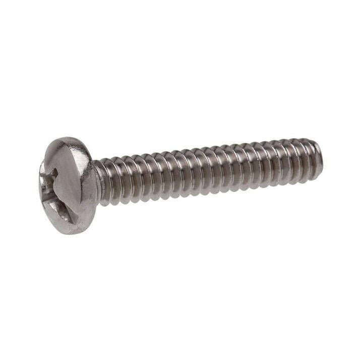 Seachoice MP0810SC Stainless Steel Phillips Machine Screw Pan Head