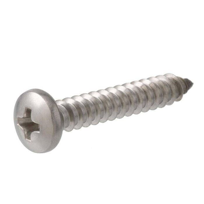 Seachoice MP0535SC 59557 Stainless Steel Phillips Tapping Screw Pan Head