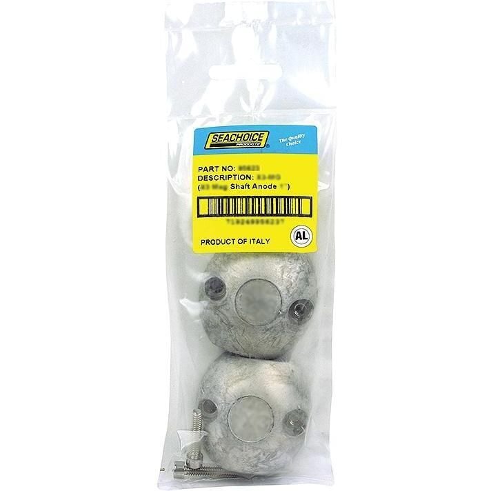 Seachoice 95626 Streamlined Shaft Anode w/Allen Screw, Aluminum, Model X5, Size 1-1/4"