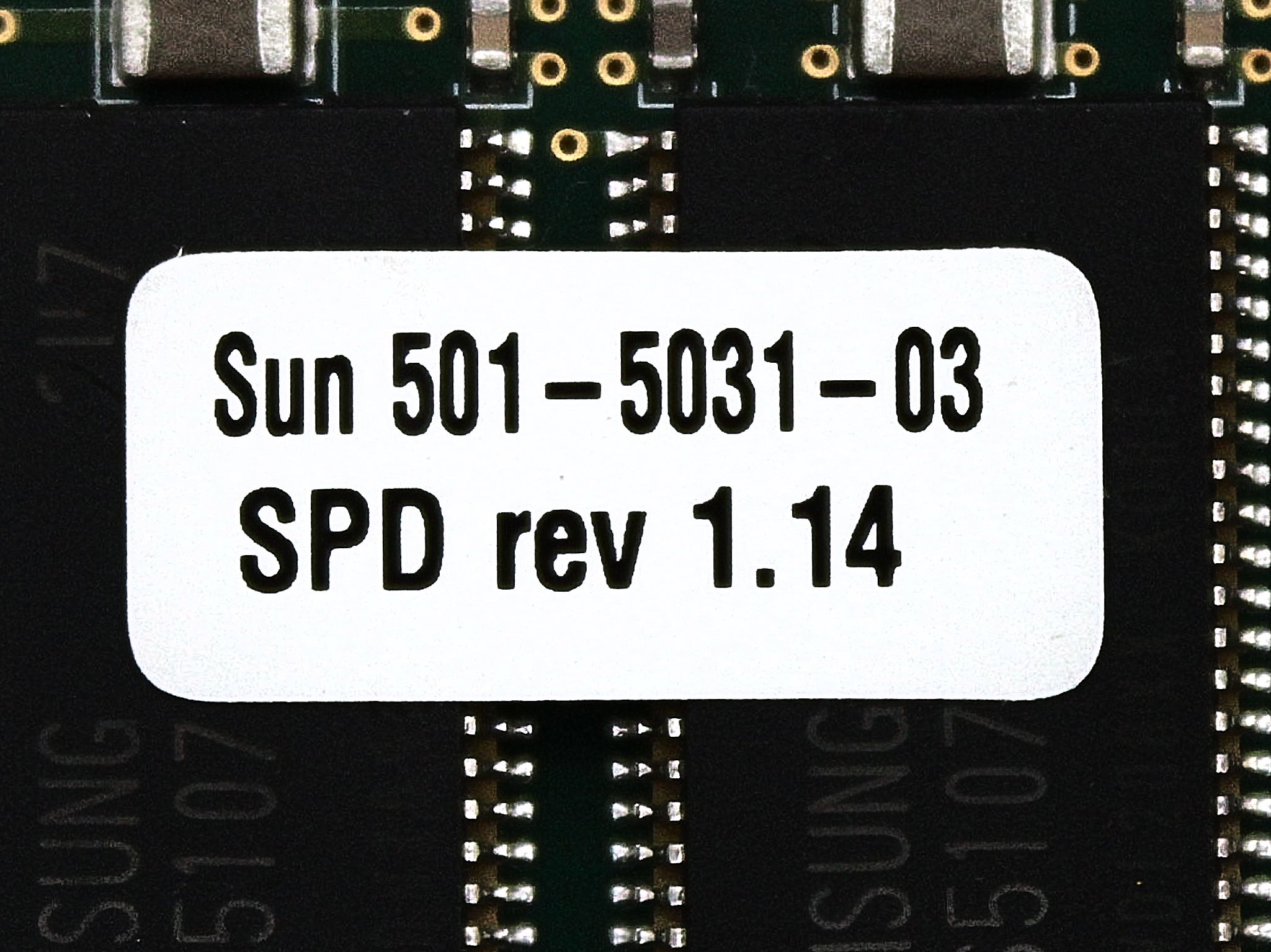 Sun Microsystems 501-5031 1GB DIMM FROM X7052A KIT