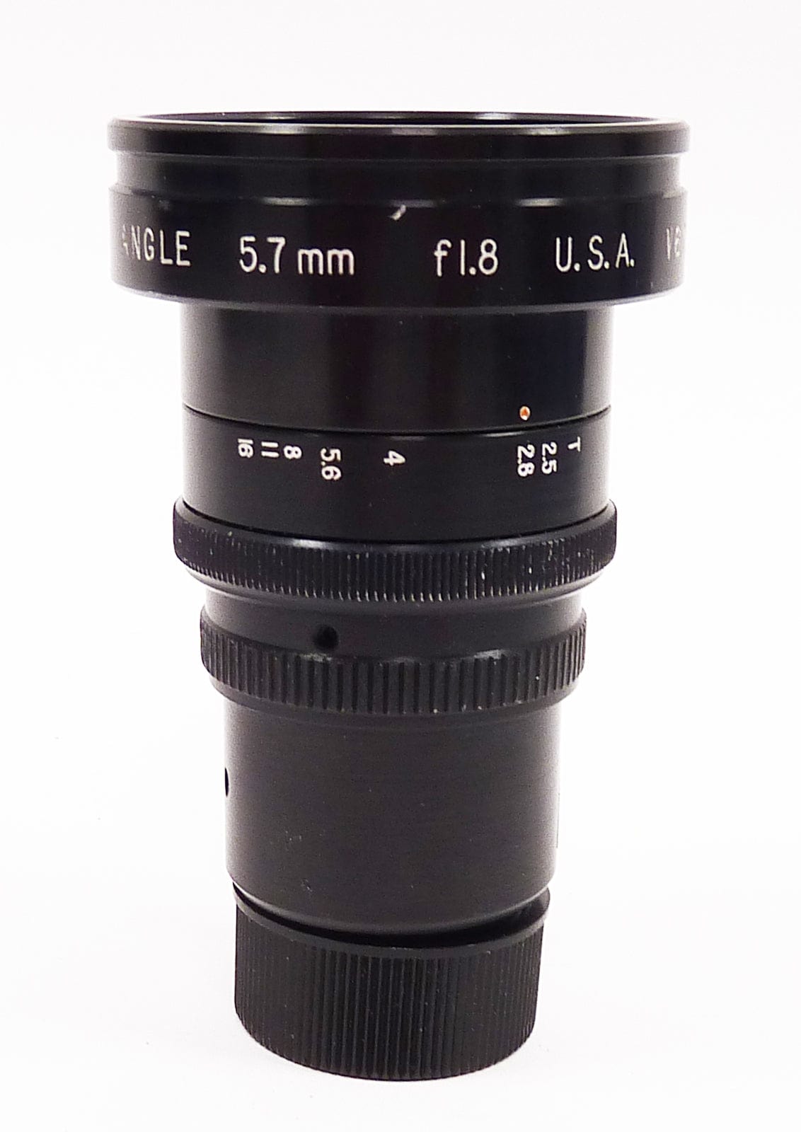 Super Cinetar 5.7mm f1.8 C Mount Lens