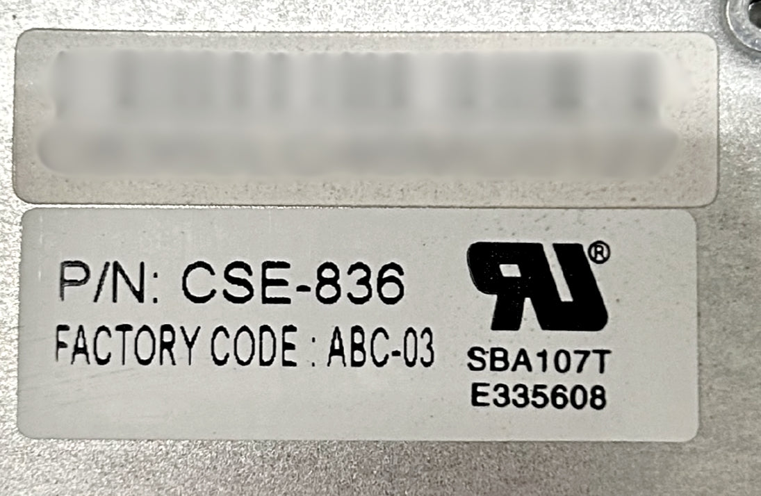 SuperMicro CSE-836BE16-R920B 3U 16X3.5 BAY CHASSIS ONLY