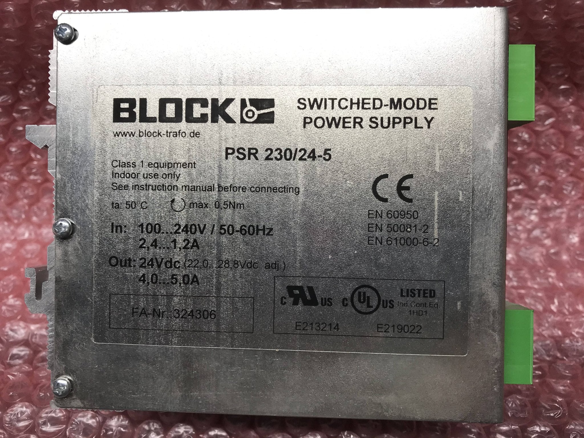 Switched Mode Power Supply 24Vdc (PSR 230/24-5 Philips Easy Diagnost