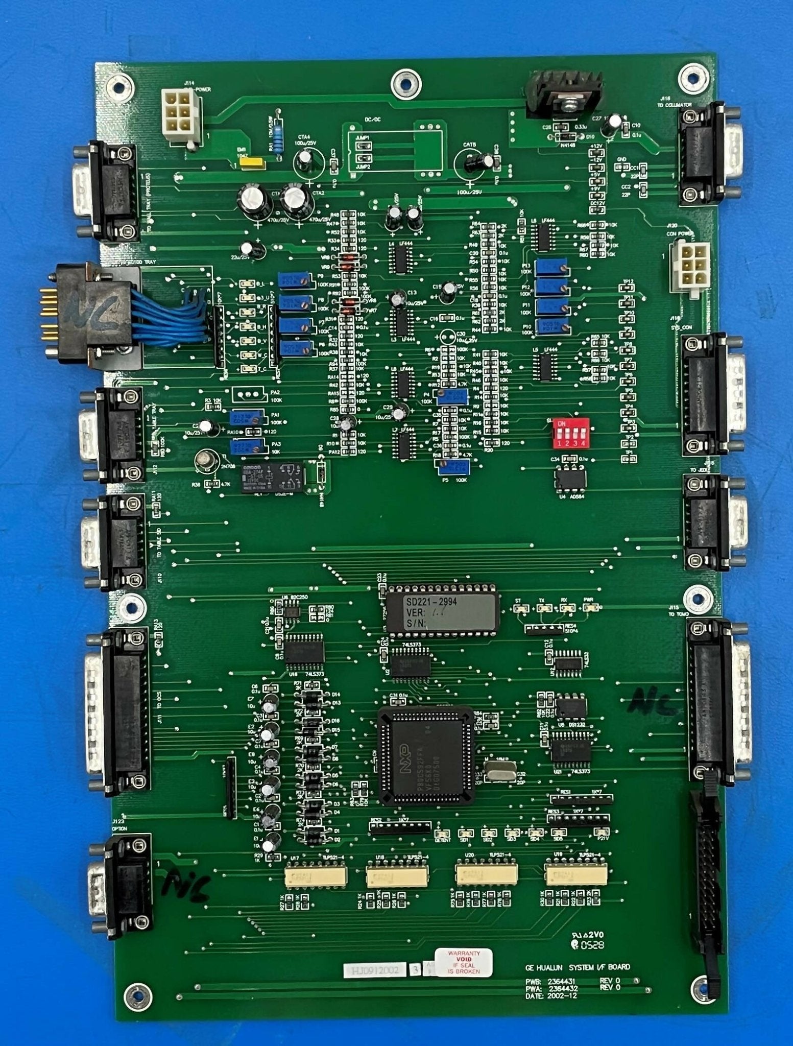 System I/F Board (2364431 Rev 0 GE