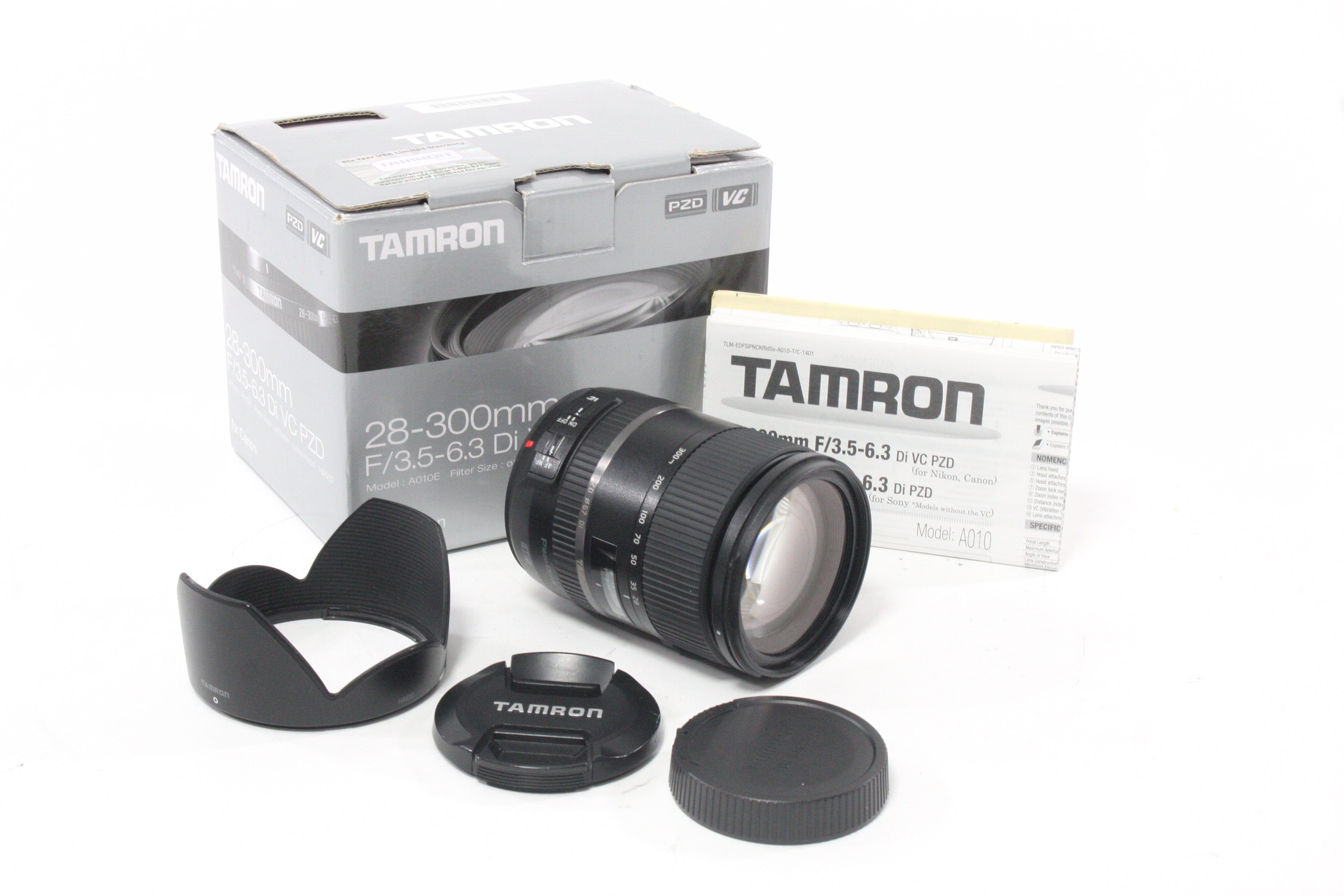 Tamron 28-300mm f/3.5-6.3 PXD VC Di EF Lens for Canon EF Mount