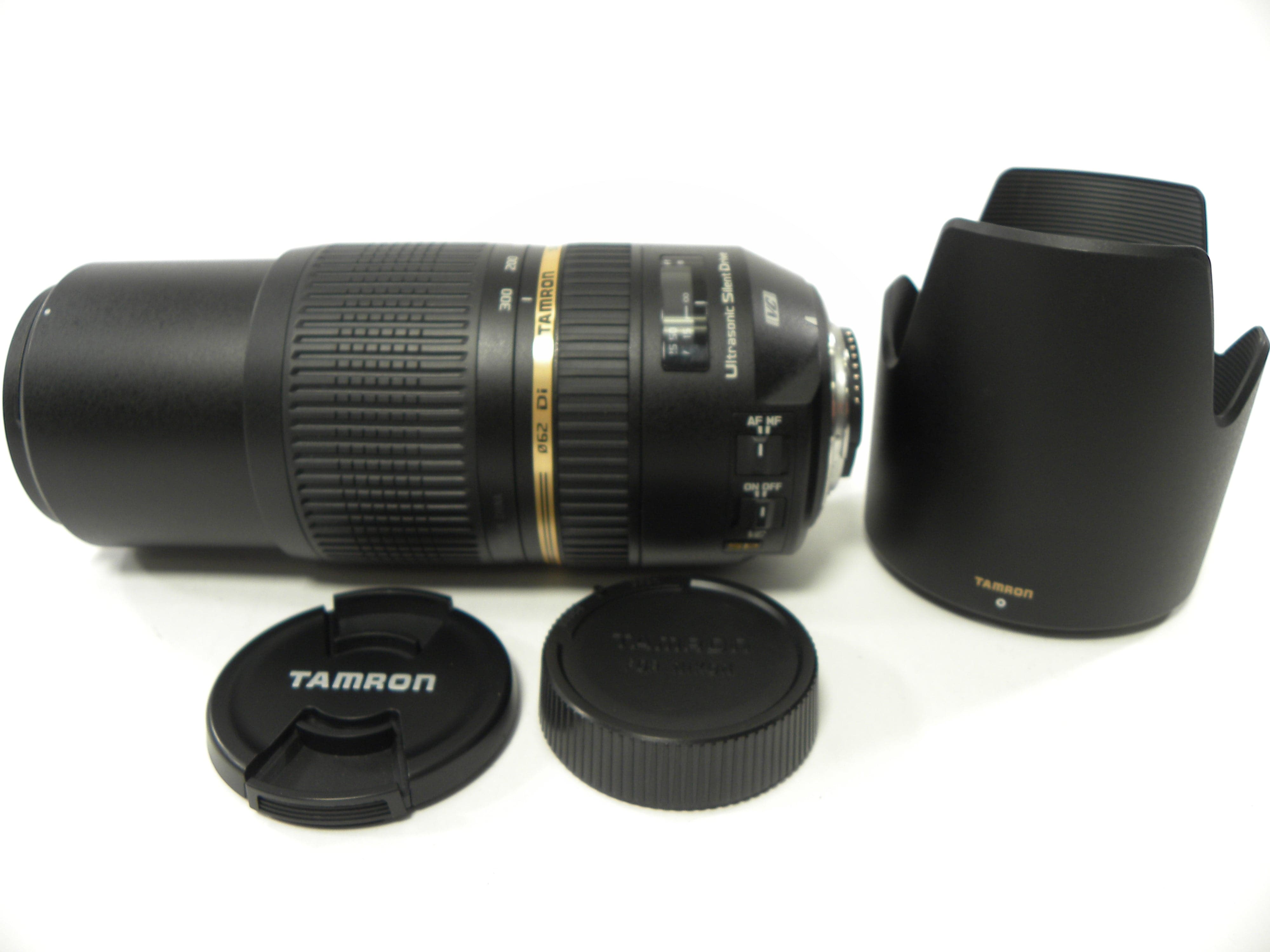 Tamron SP Di VC USD 70.300mm f4-5.6  Nikon F Mount