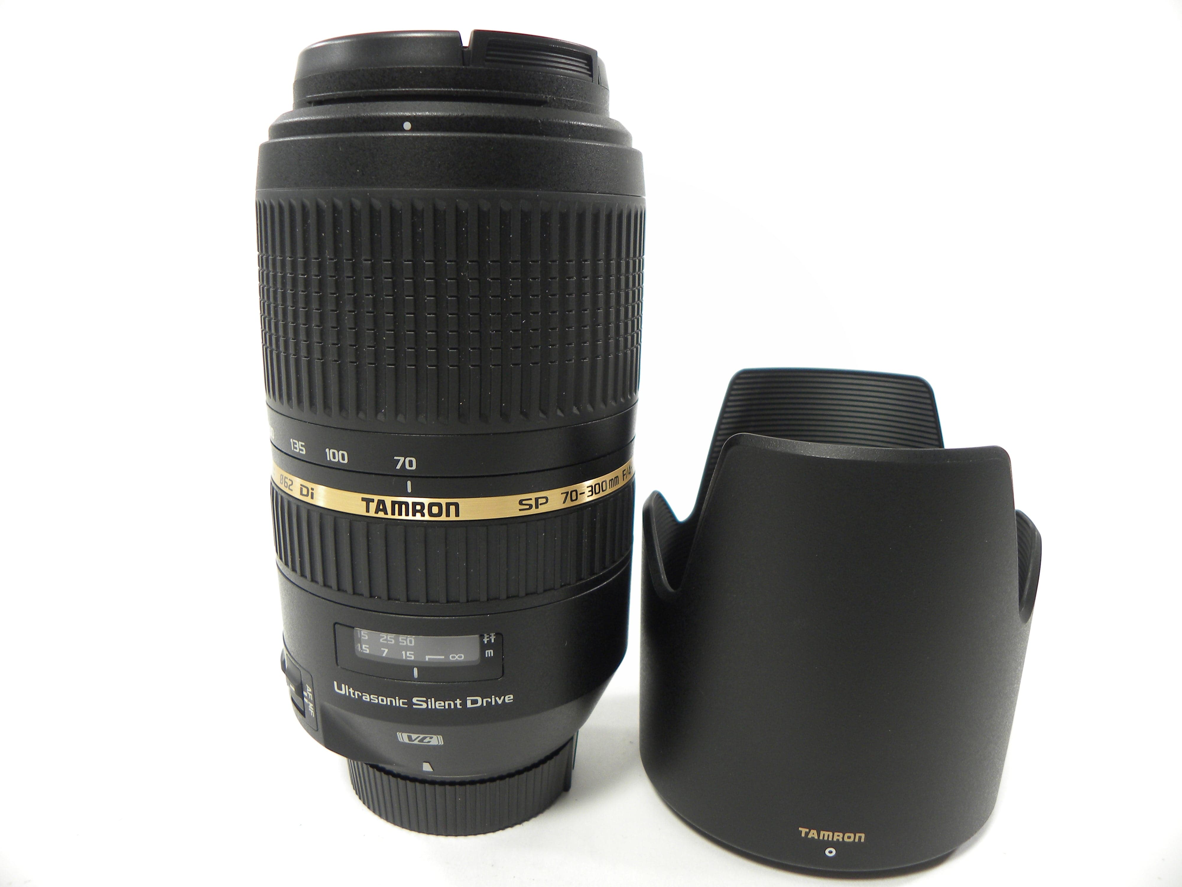 Tamron SP Di VC USD 70.300mm f4-5.6  Nikon F Mount