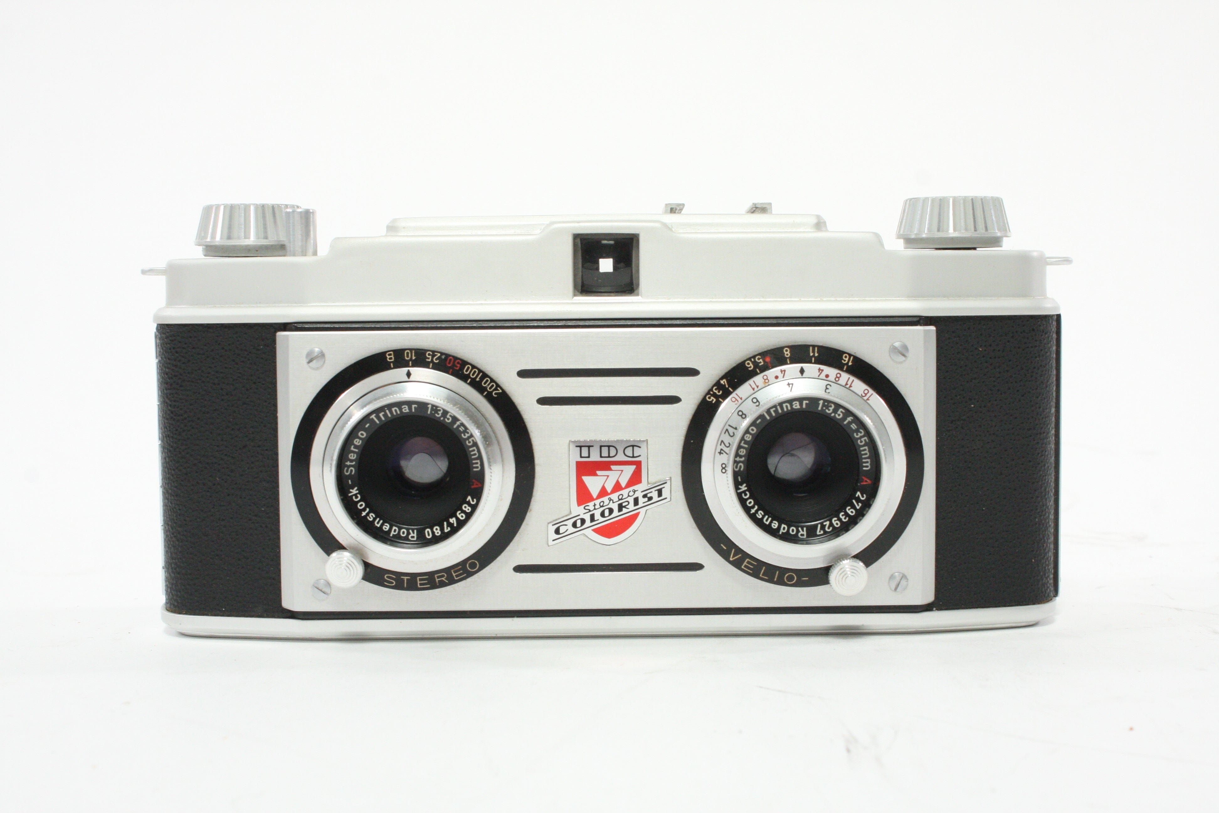 TDC Stereo Colorist Camera with Rodinstock Trinar 35MM f3.5 lens with Case