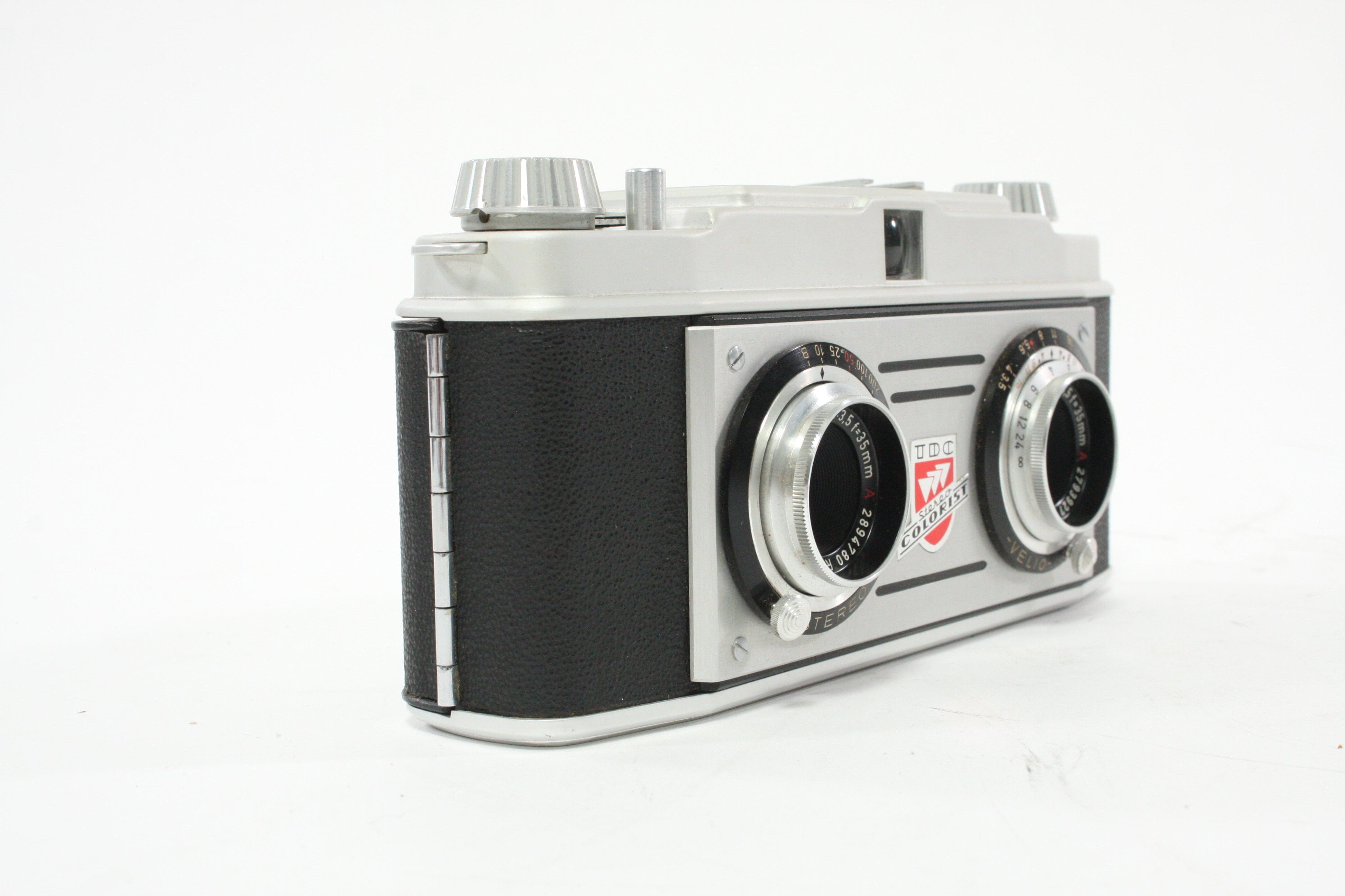 TDC Stereo Colorist Camera with Rodinstock Trinar 35MM f3.5 lens with Case