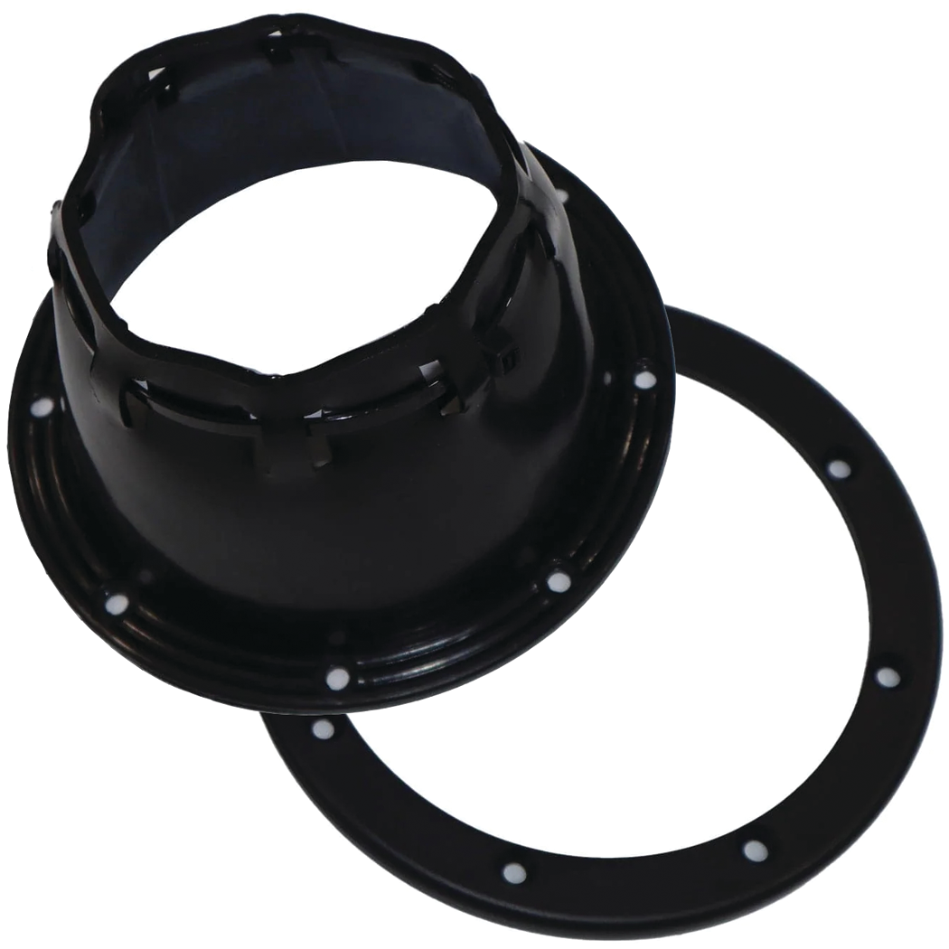 TH Marine CBR-1-DP Cable Boot Ring 3" Black Bulk