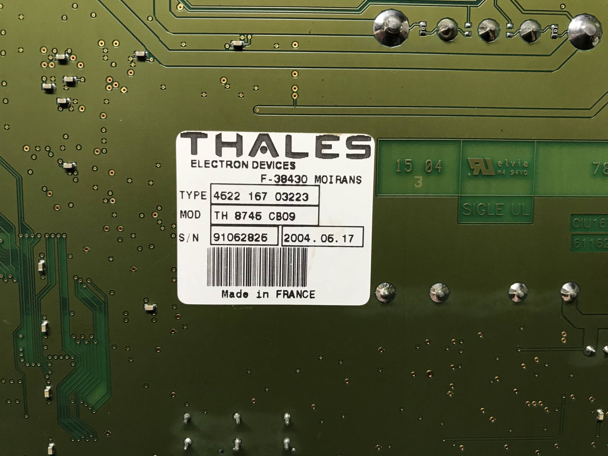 Thales TH 8745 CB09 PCB (4522 167 02332 Philips Easy Diagnost