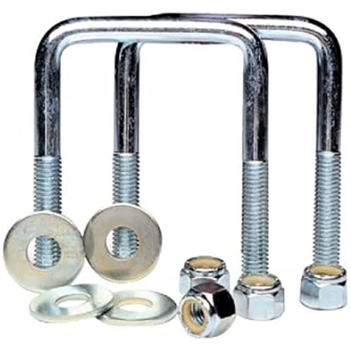 Tie Down Engineering 86231 Zinc Plated Square U-Bolt Kit