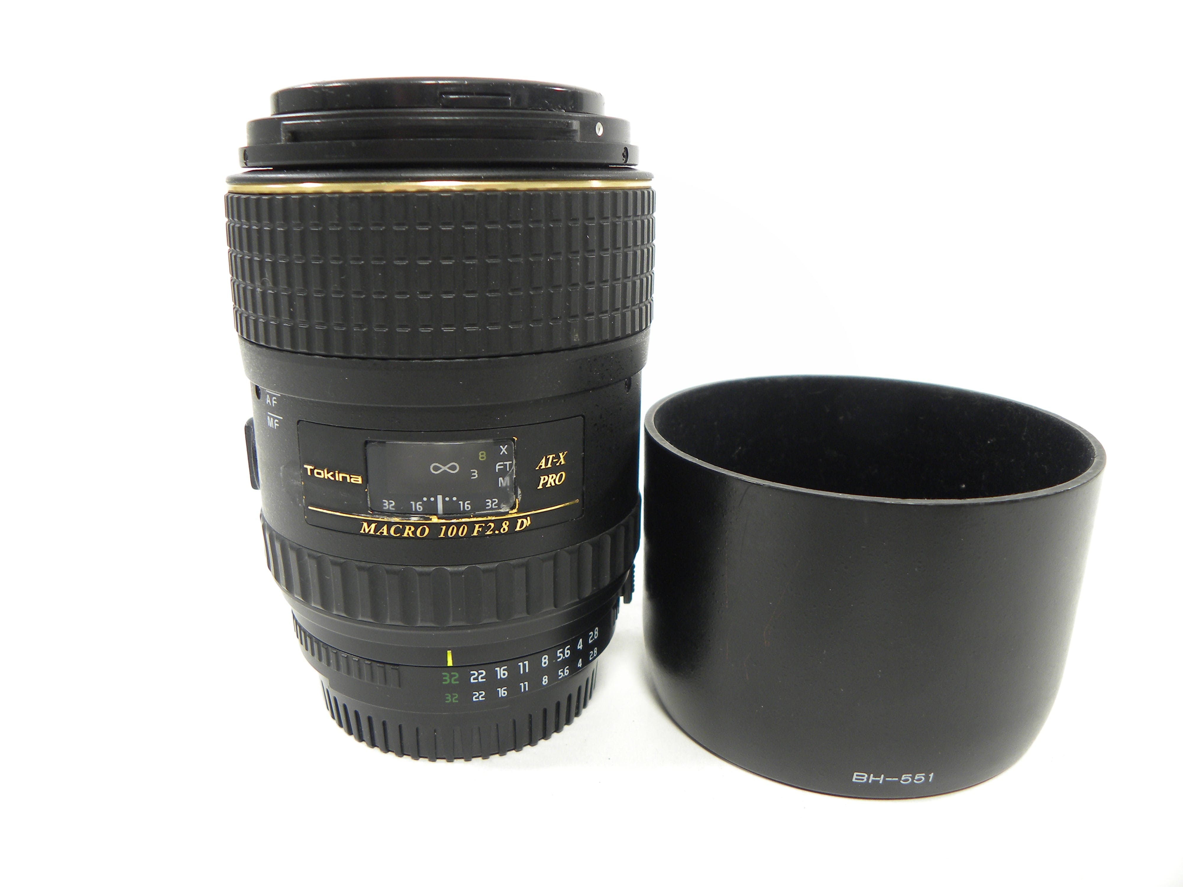 Tokina AT-X Pro Macro 100mm f2.8D Nikon AF Mount