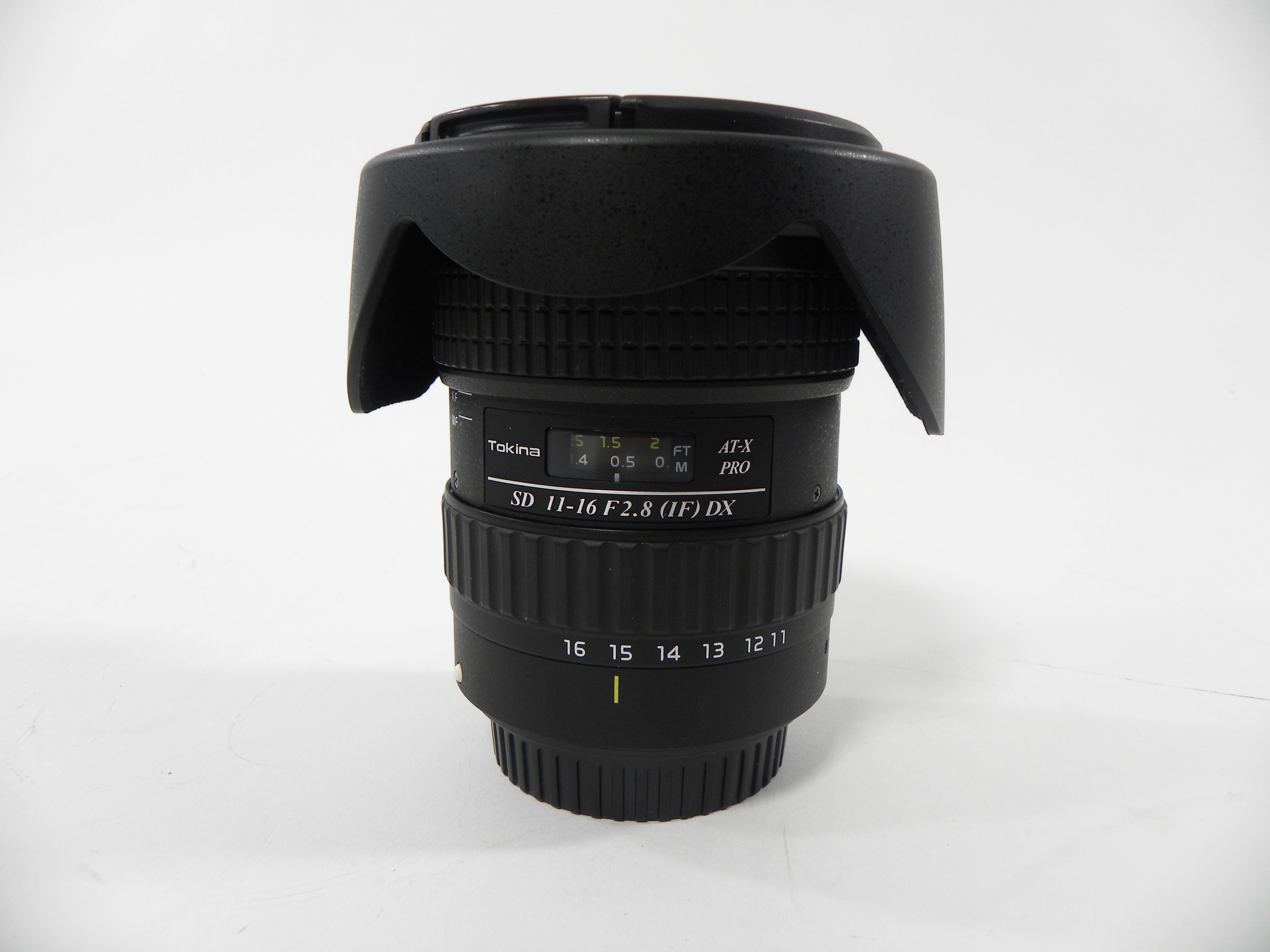 Tokina SD AT-X Pro DX If 11-16mm f2.8 Canon EF-S Mount