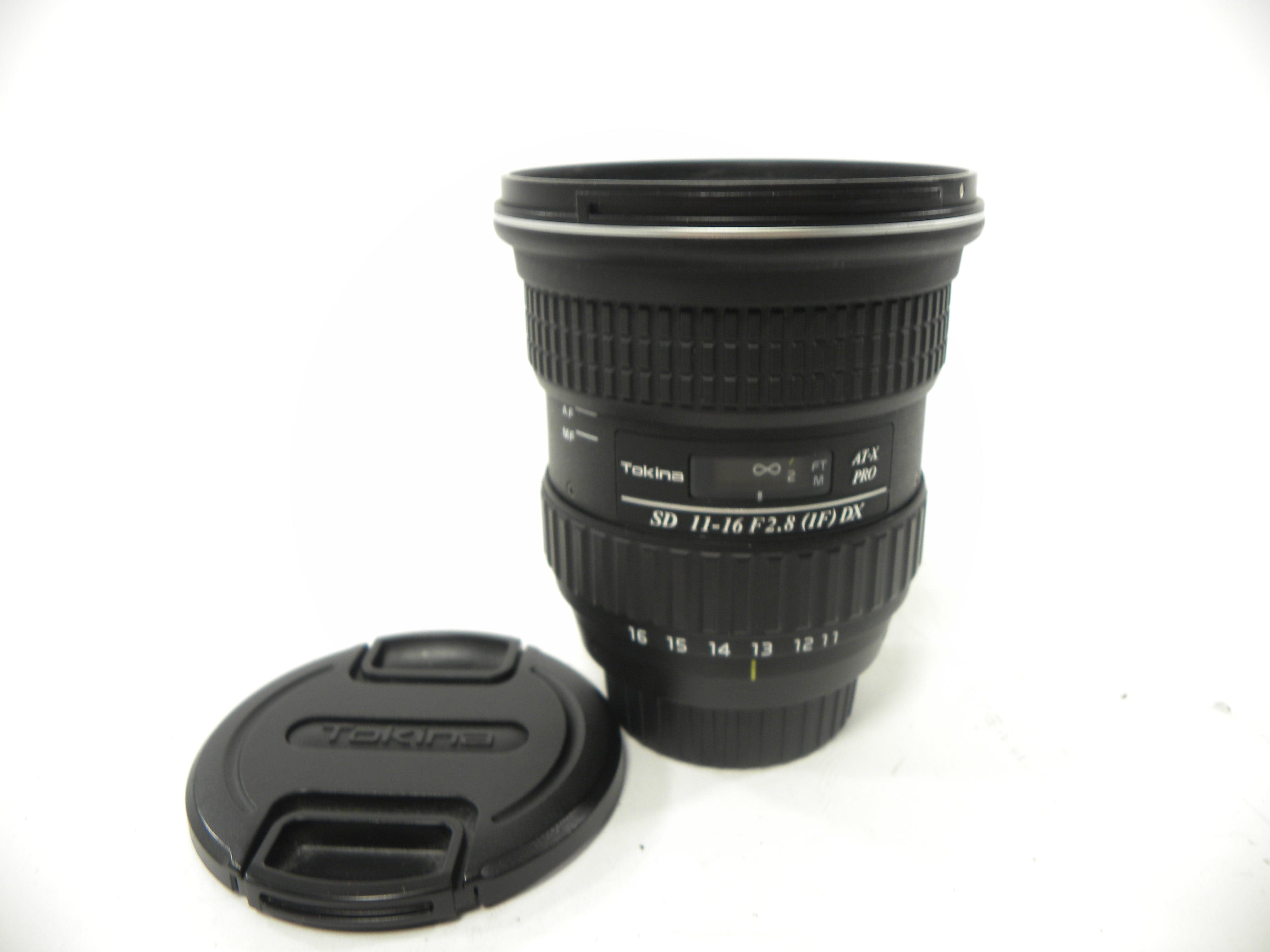 Tokina SD IF DX 11-16mm f2.8 AT-X Pro Nikon F Mount APS-C
