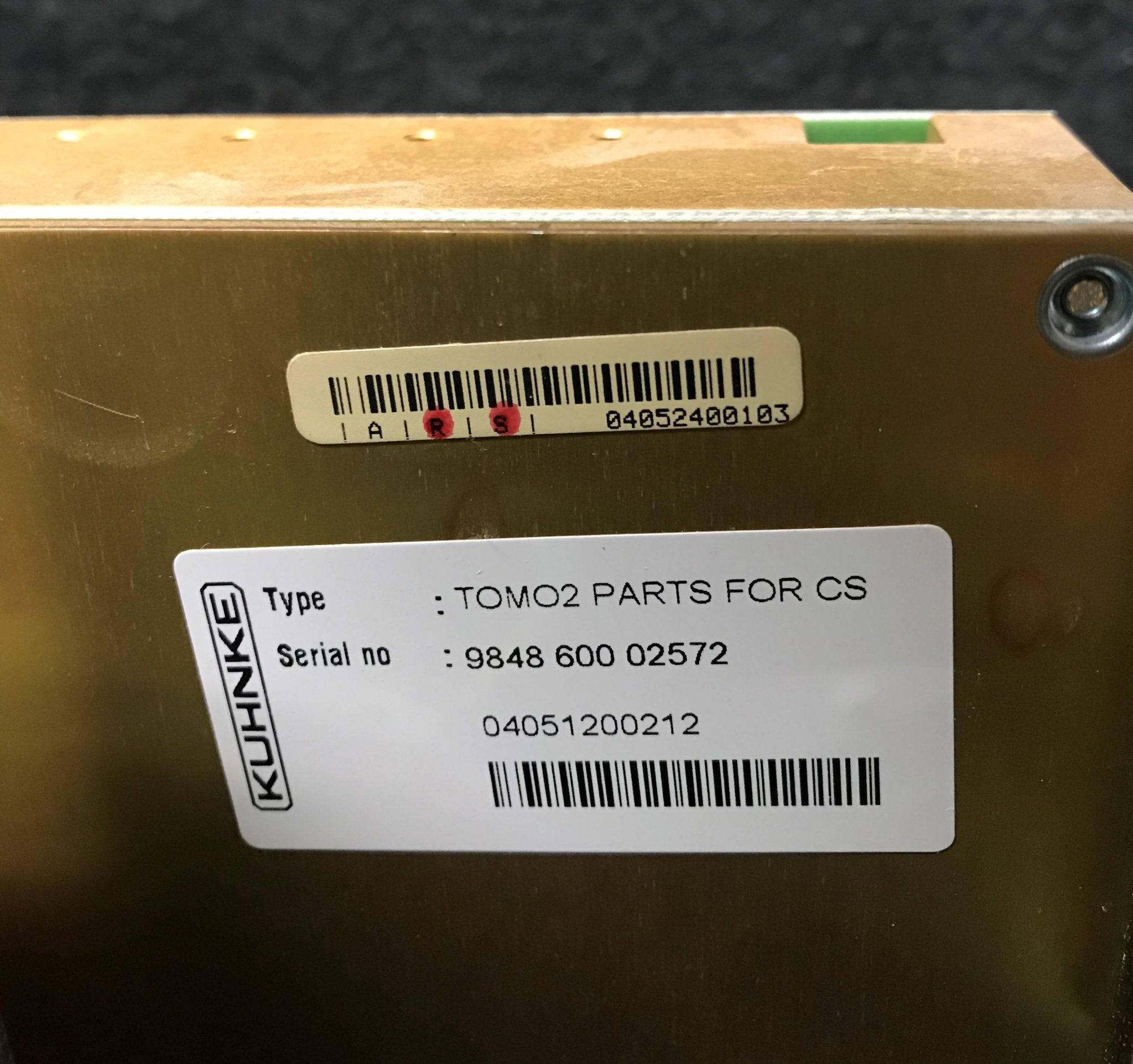 TOMO-2 Part (9848 600 02572/984860002572Philips Easy Diagnost