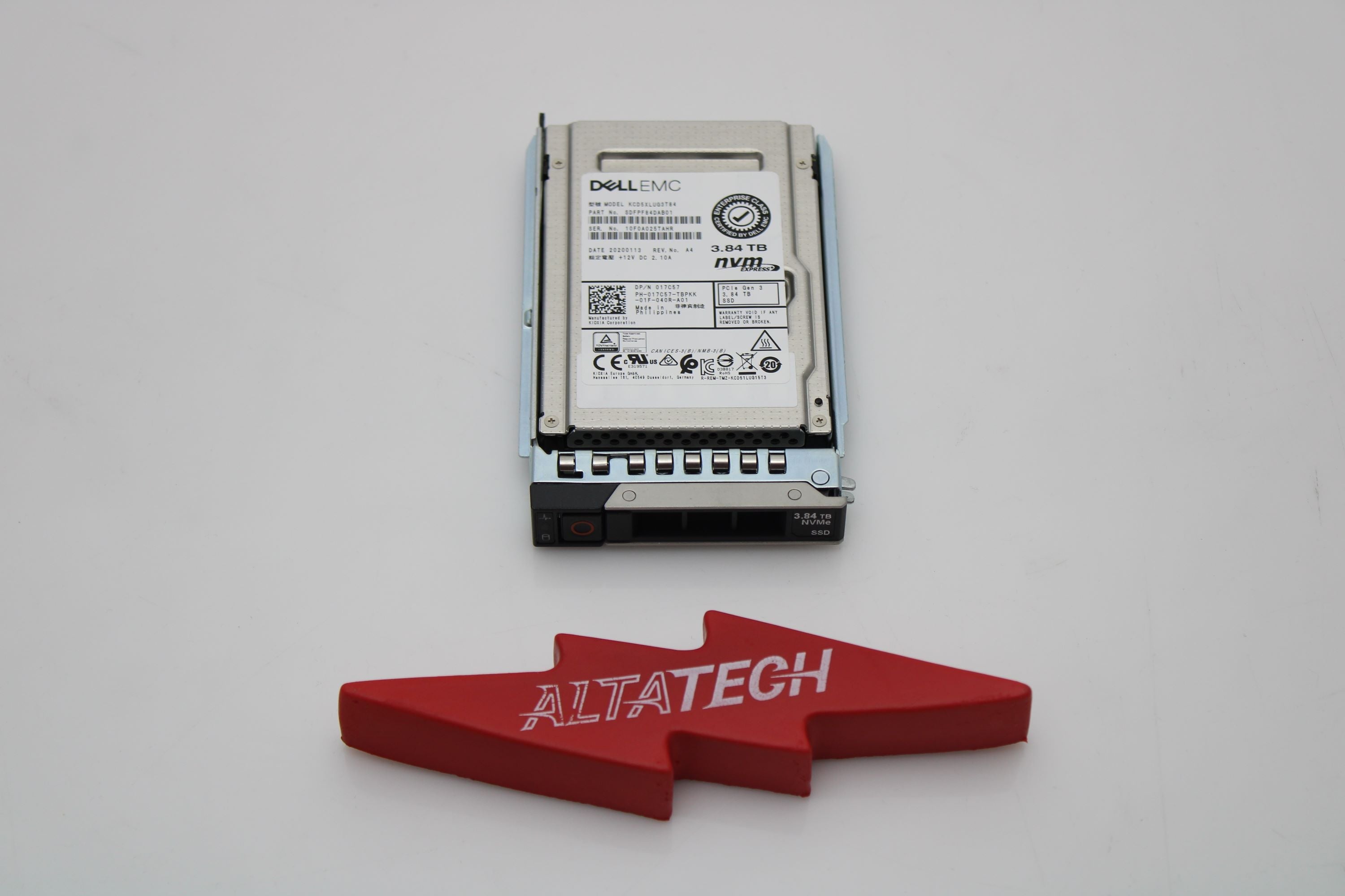 Toshiba KCD5XLUG3T84 3.84TB SSD NVME 2.5 RI U.2 EXPRESS