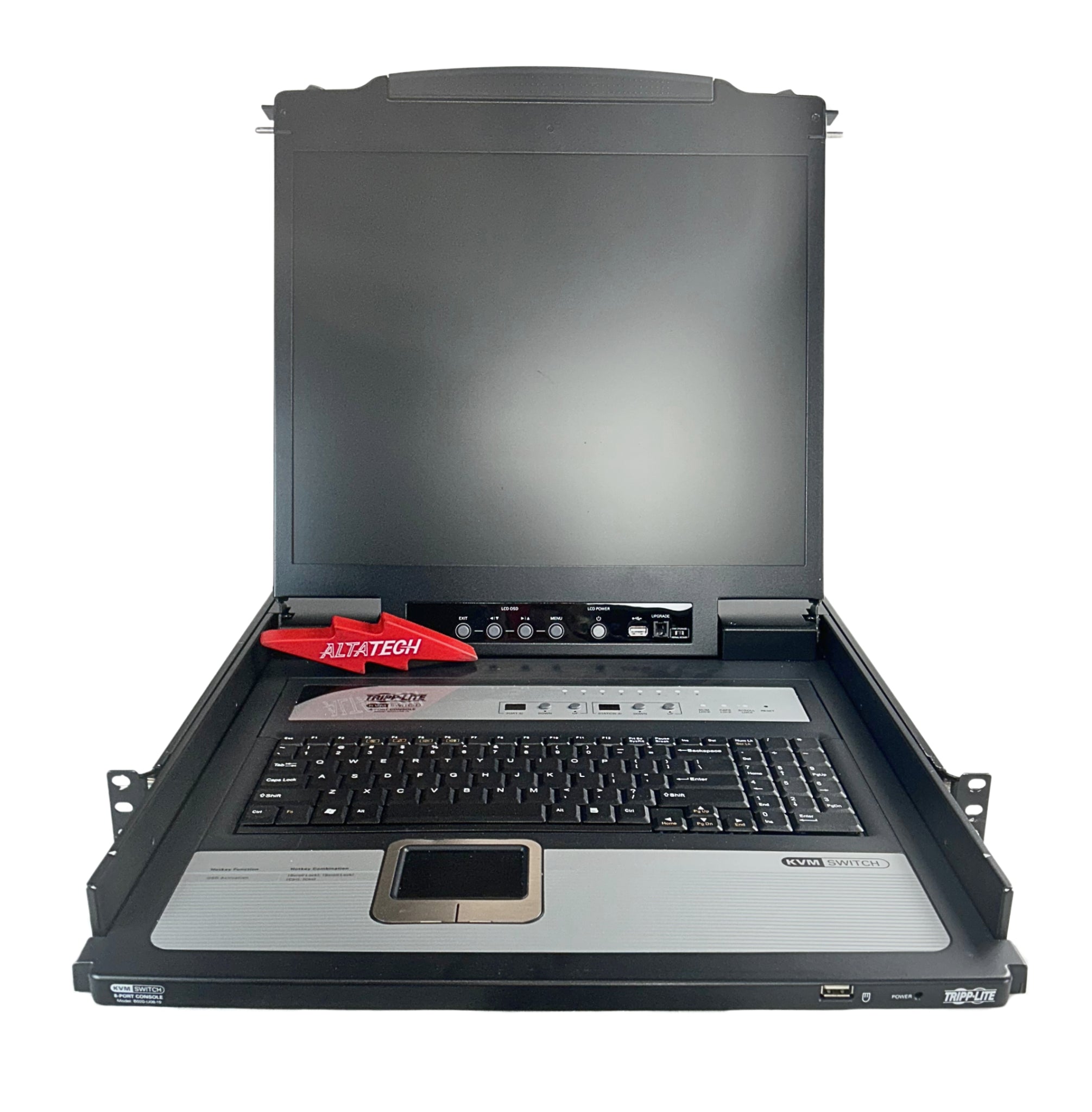 Tripp Lite B020-U08-19 8-Port KVM With Keyboard & 19 Inch LCD