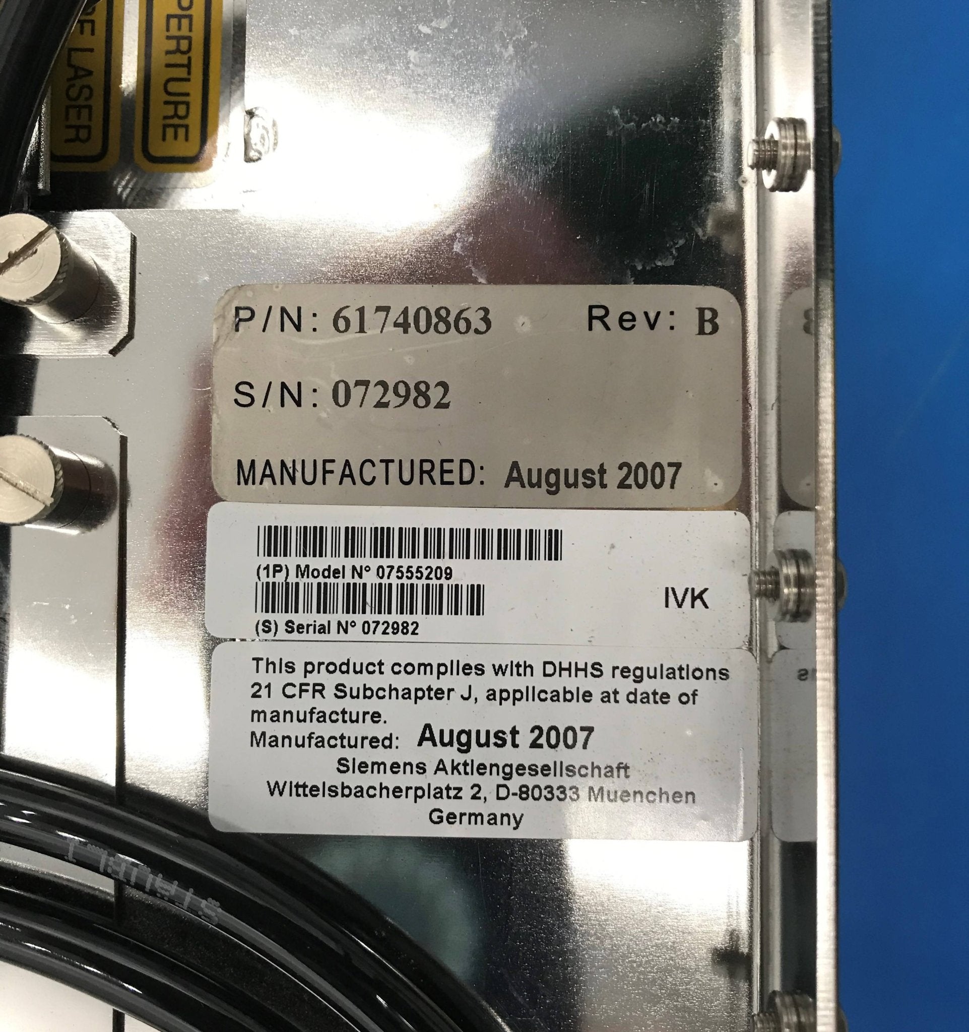 TRiXELL THALES Pixium 4700 Detector (07555209/61740863Siemens