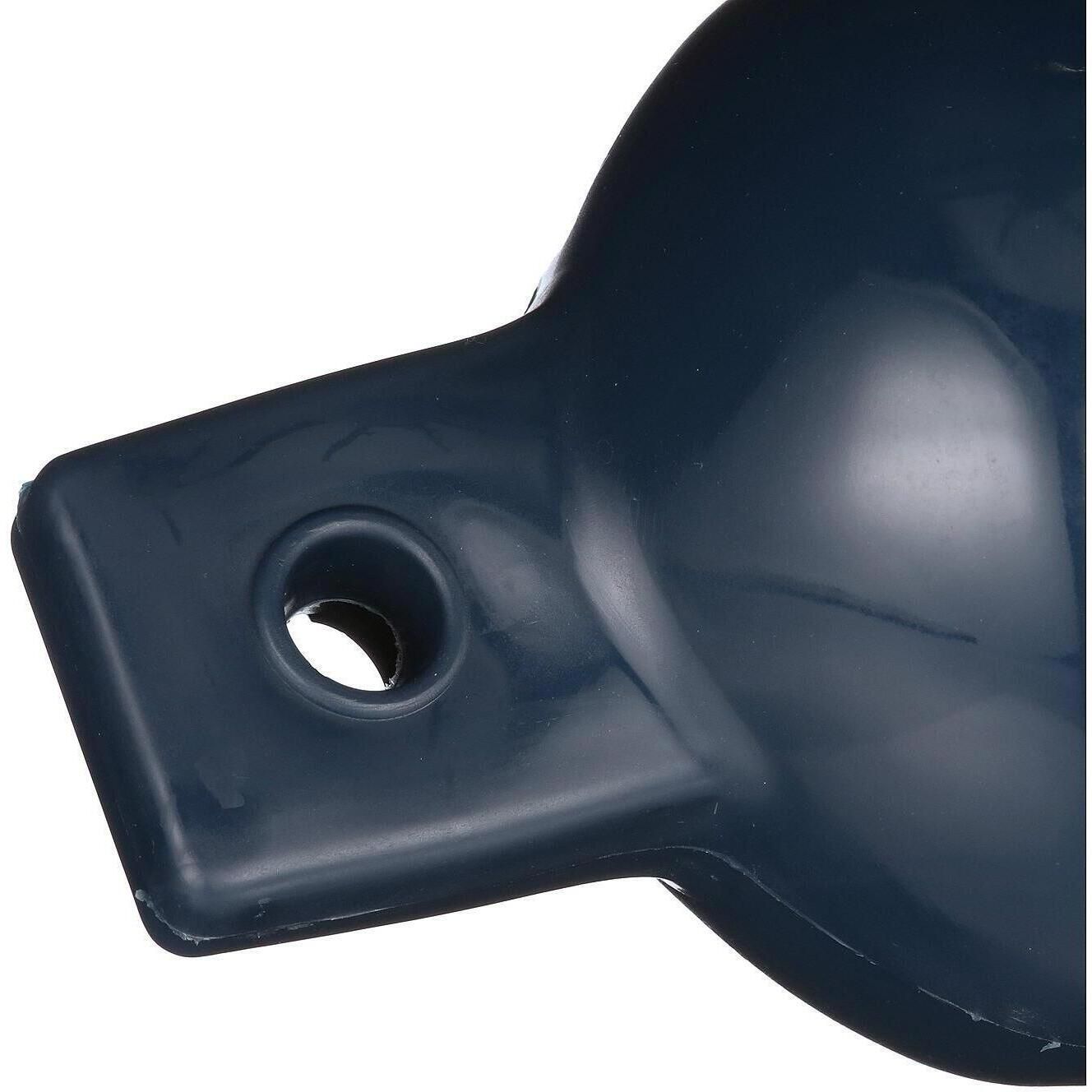 Seachoice DE79202S 79081 Twin Eye Ribbed Fender, Blue, 5.5 x 20"