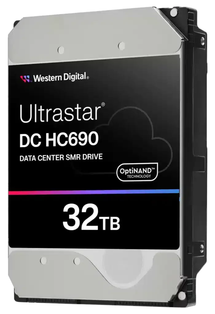 Western Digital Ultrastar DC HC690 WSH72BV32ALE604 0F63125 32TB Host-Managed SMR 7.2K RPM SATA 6Gb/s 512e 3.5in Recertified Hard Drive