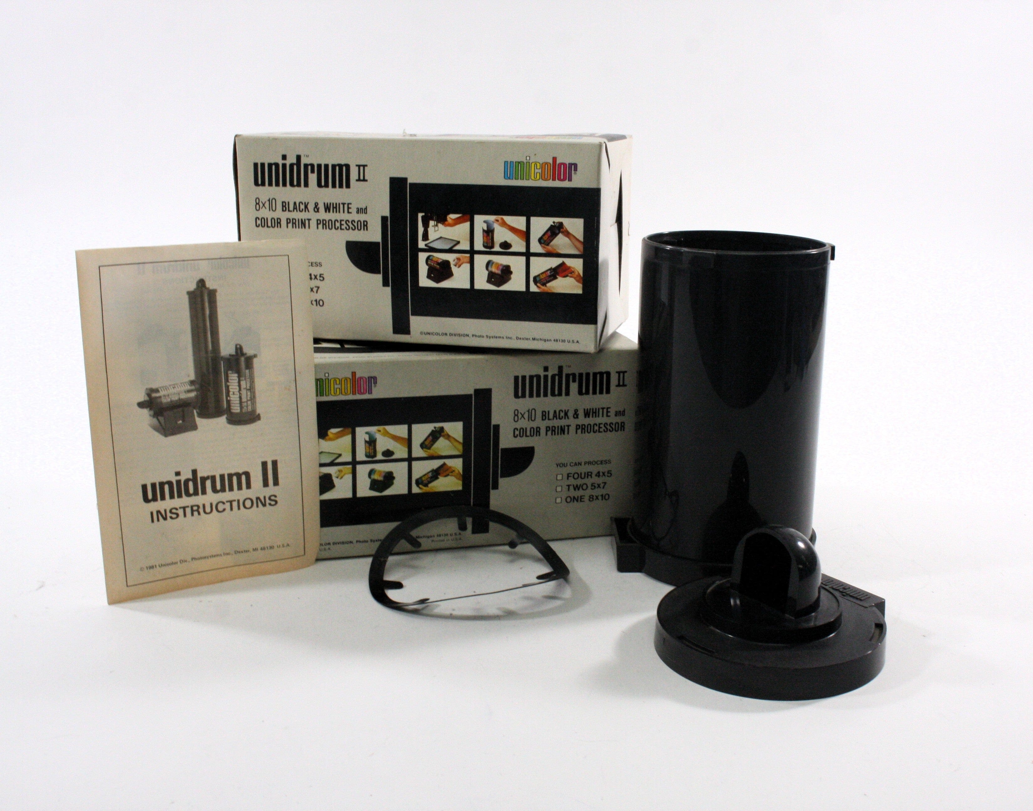 Unidrum II 8x10 Black & White AND Color Print Processor (Lot of 2)