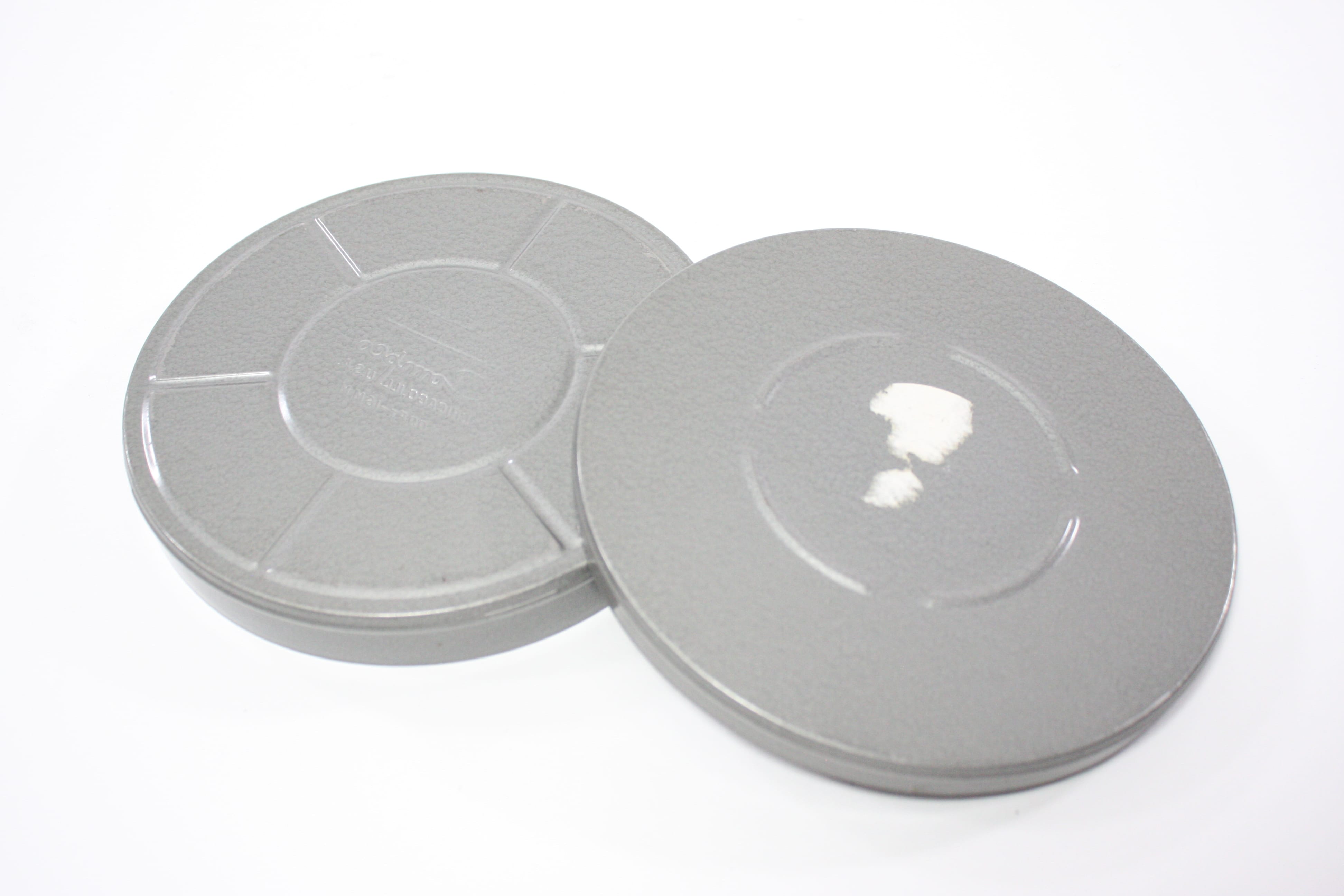 Vintage 16mm Film Canisters and Reels (Set of 5)