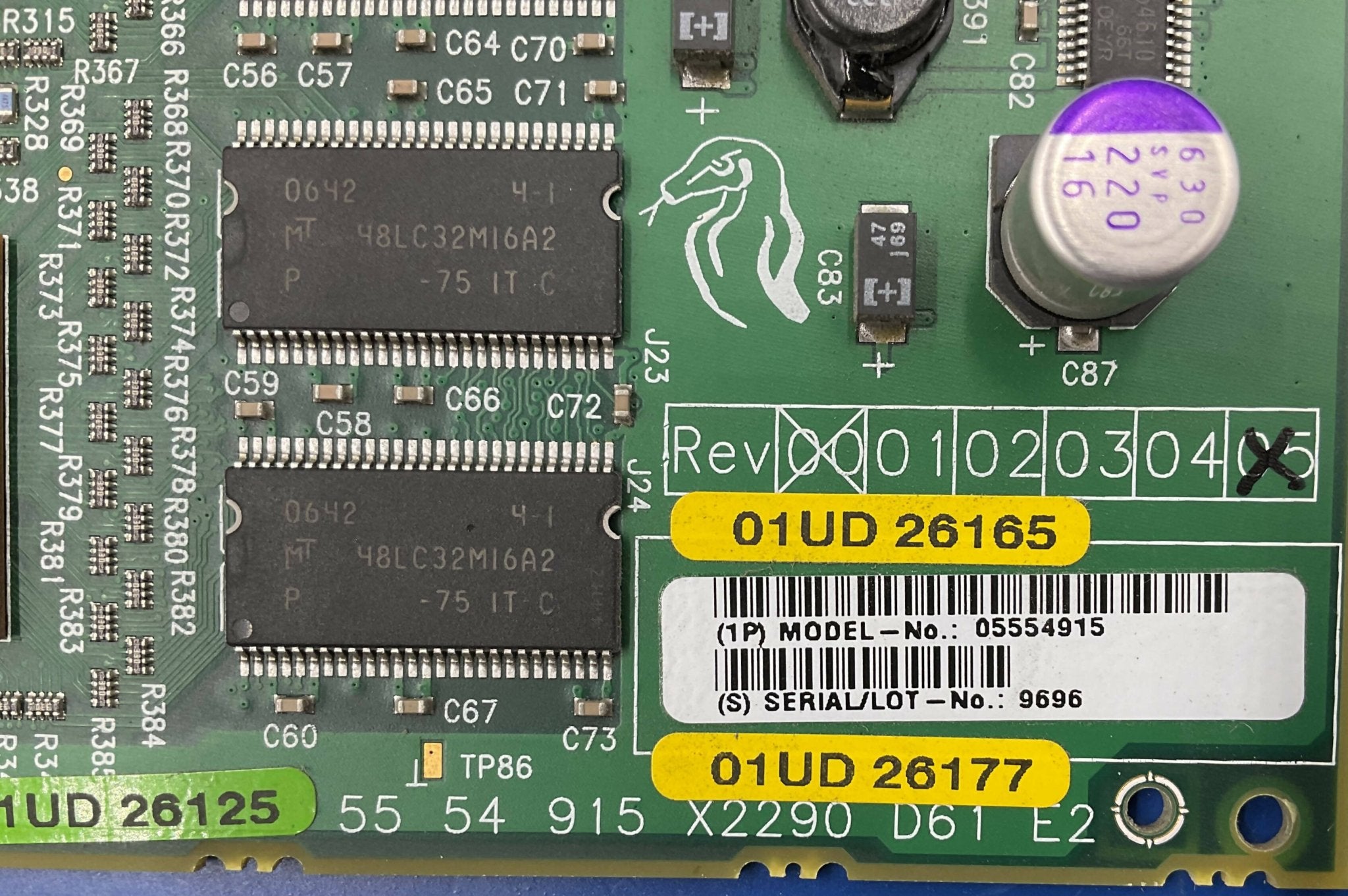 Siemens 5997932 - Viper/Copra Board D16 PCB Detail | Alo Tech Solutions