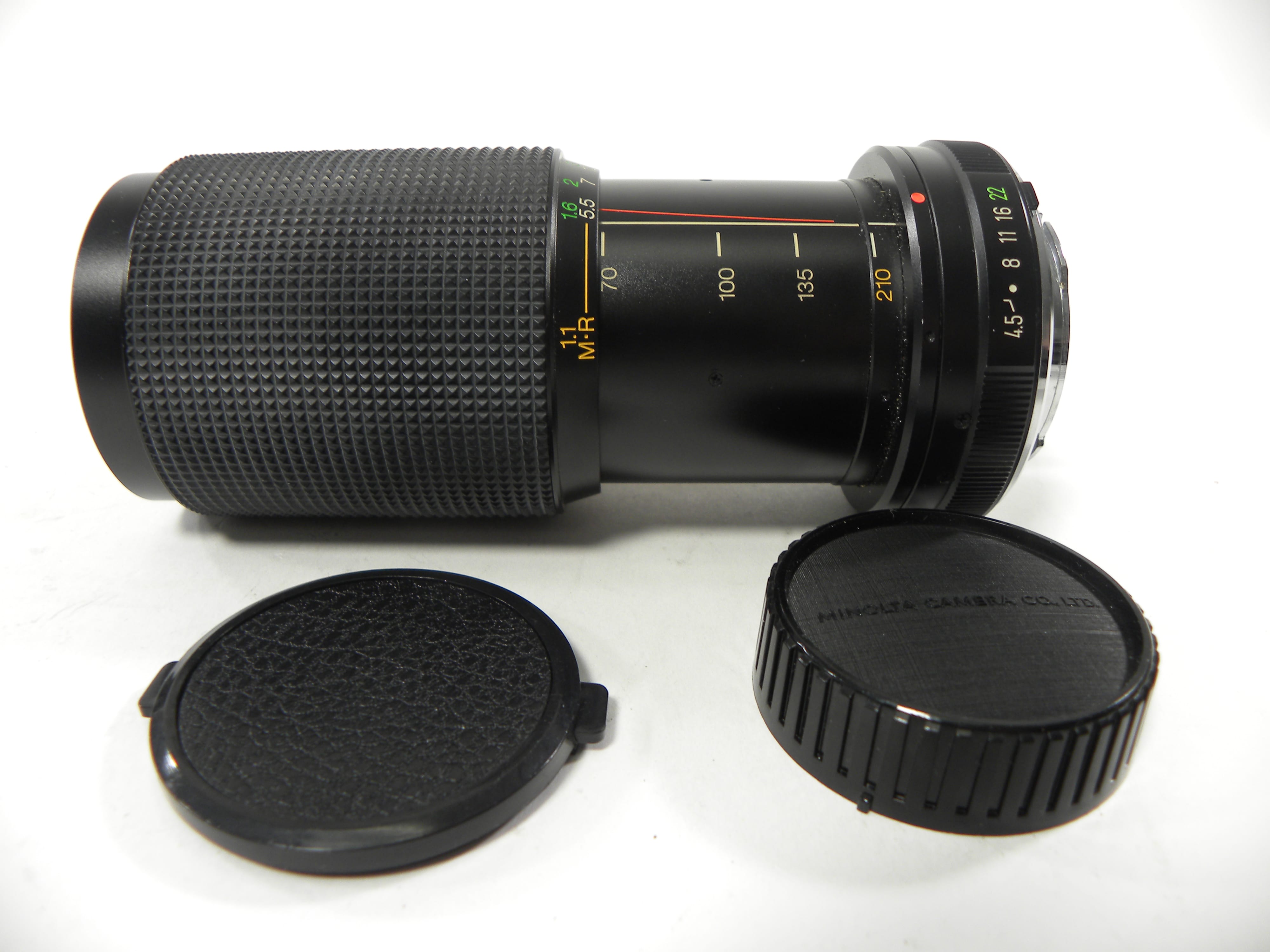 Vivitar 70-210mm f/4.5 MC Macro Minolta MD Mount Lens