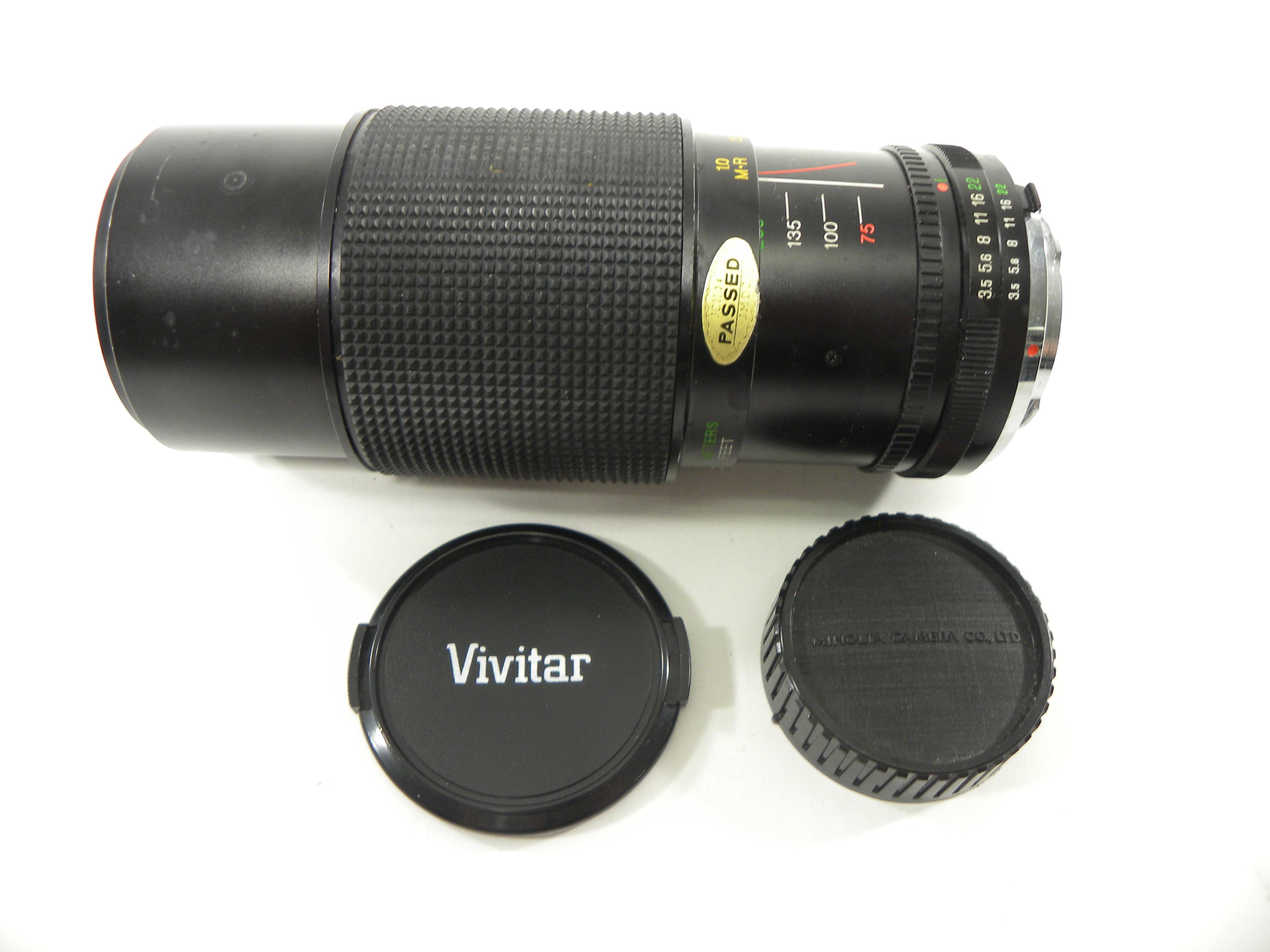 Vivitar MC Macro Focusing Zoom 75-205mm f3.5-4.5 Minolta MD Mount