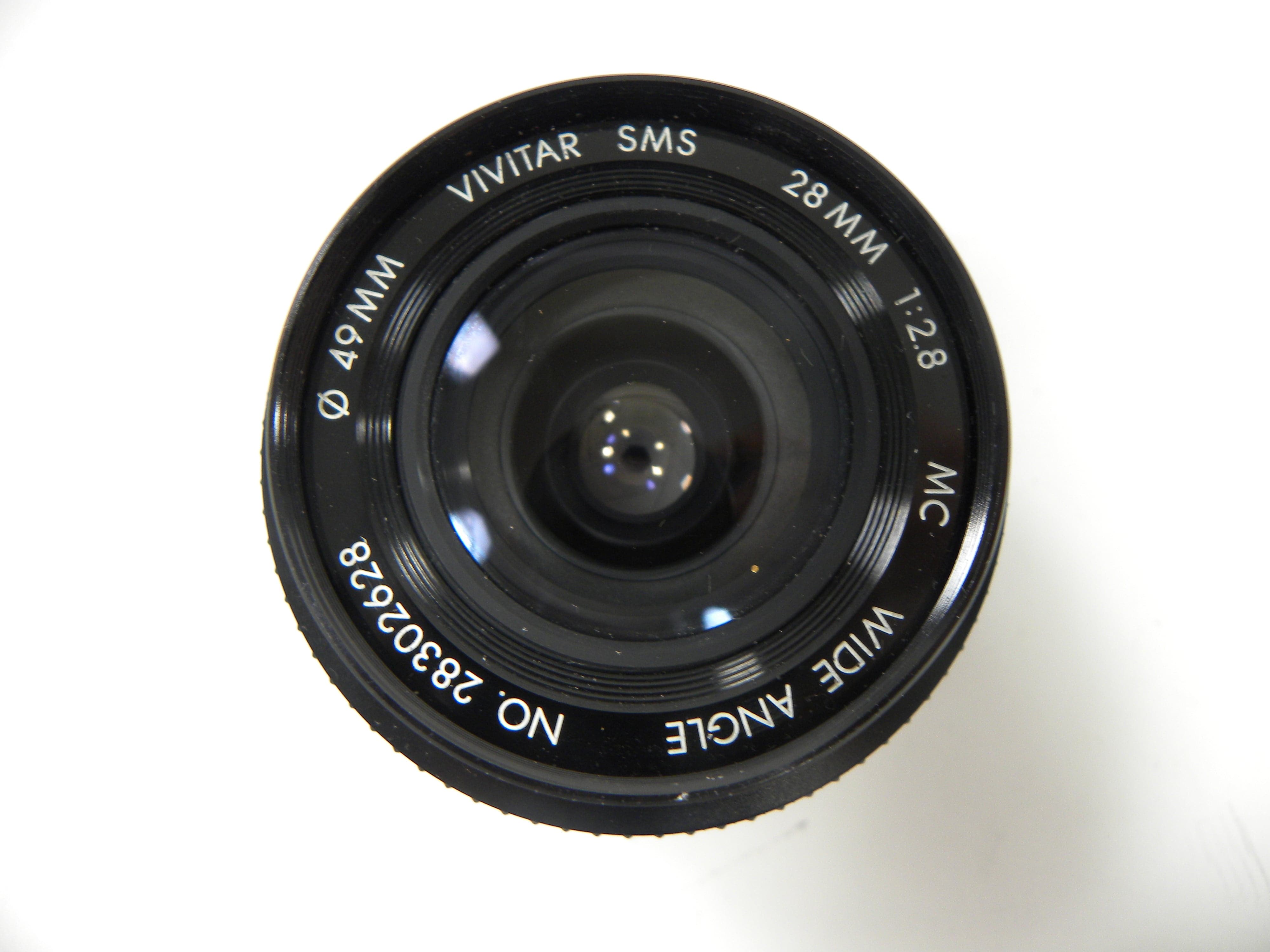 Vivitar SMS MC Wide Angle 28mm f2.8 Minolta MD Mount