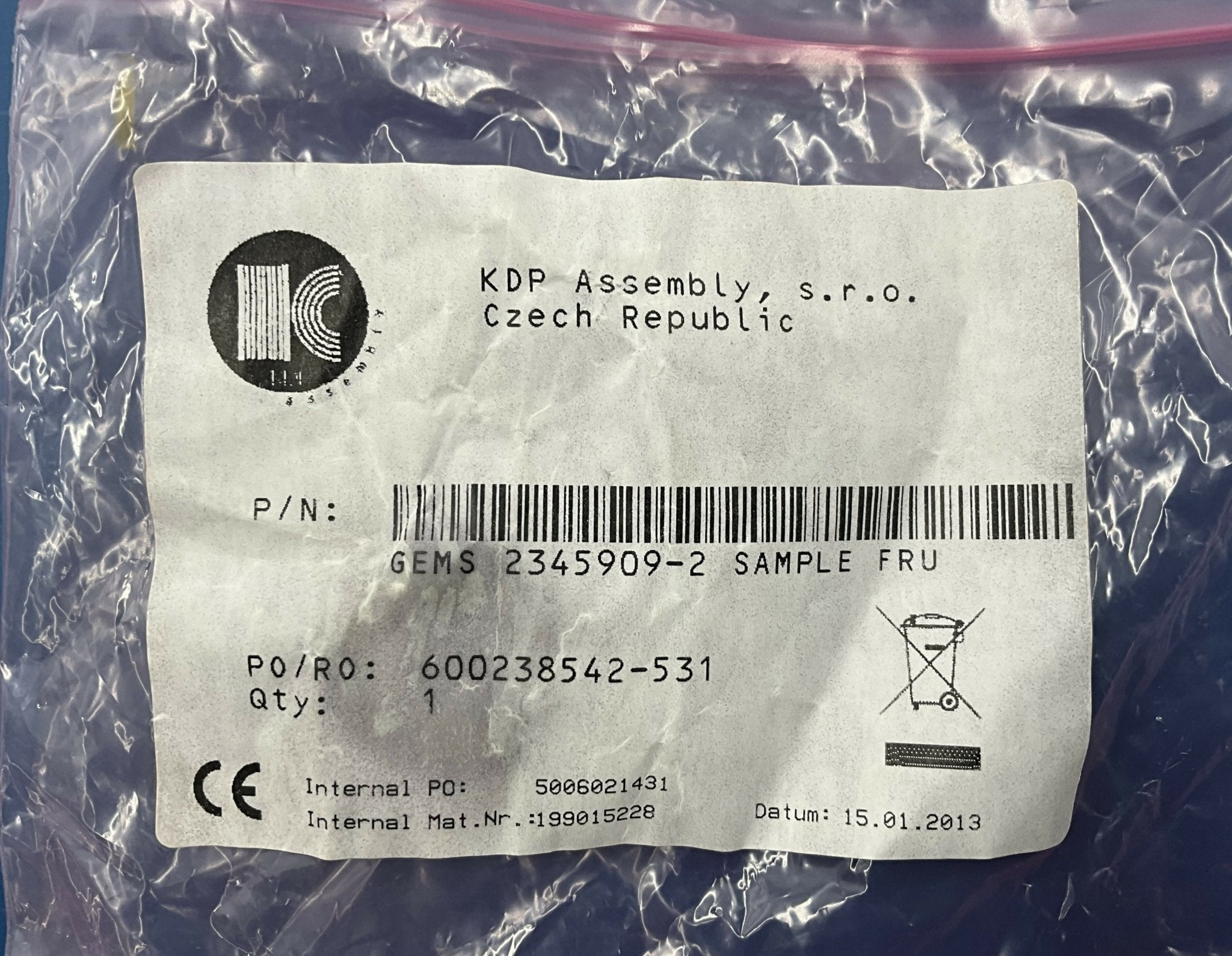 W303 POTENTIOMETER W/CABLE FOR COMPRESSION (2345909-2) GE