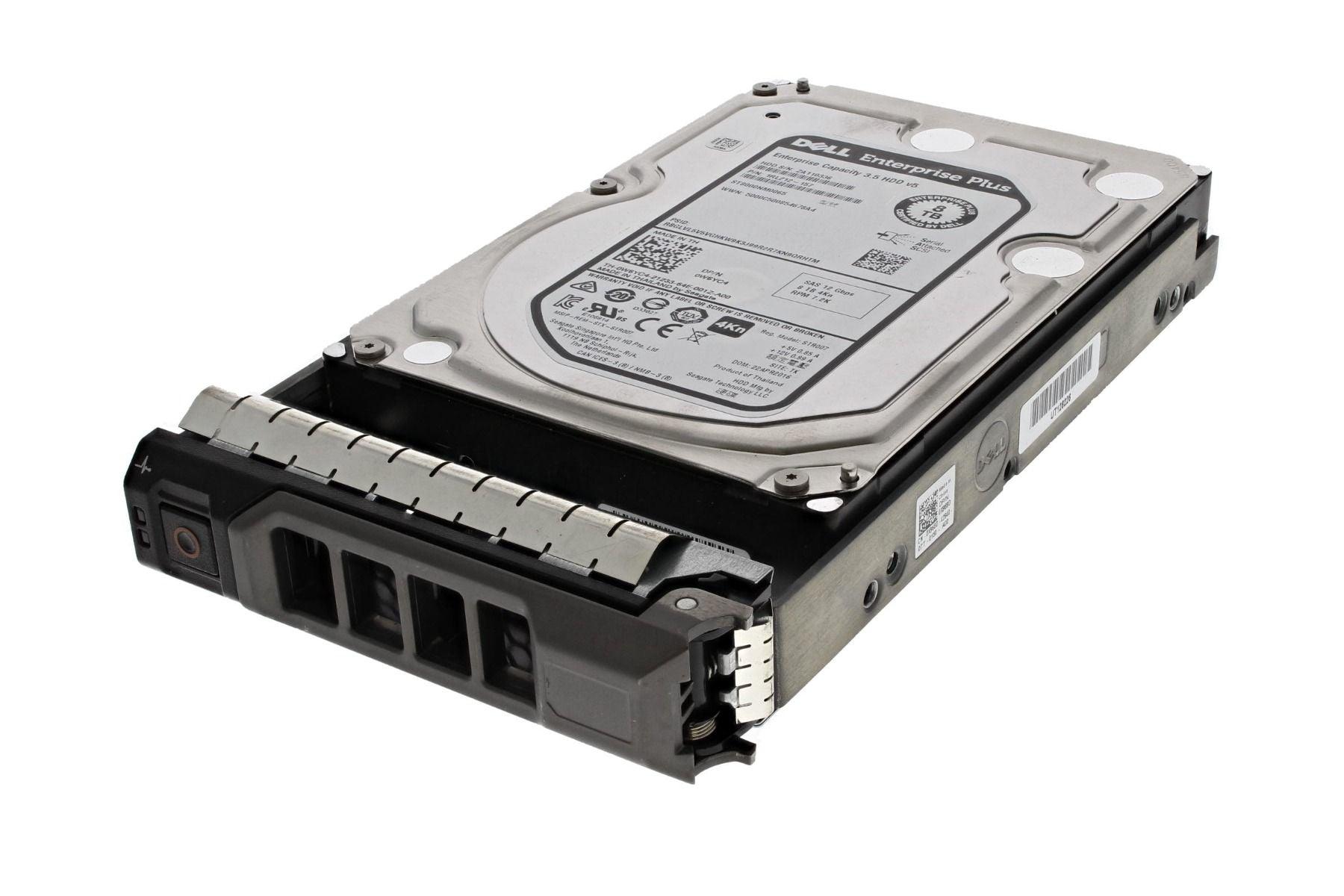 Dell EqualLogic W6YC4 8TB 7200RPM SAS 12Gb/s 3.5" Hard Drive