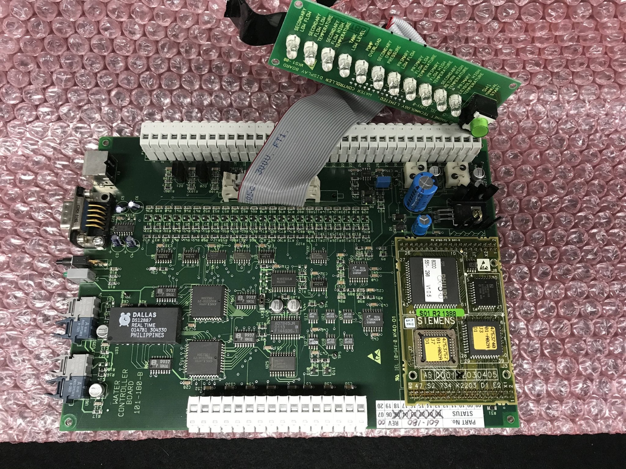 Water Control Board W/Display Board (101-180-B/101-156-D Siemens