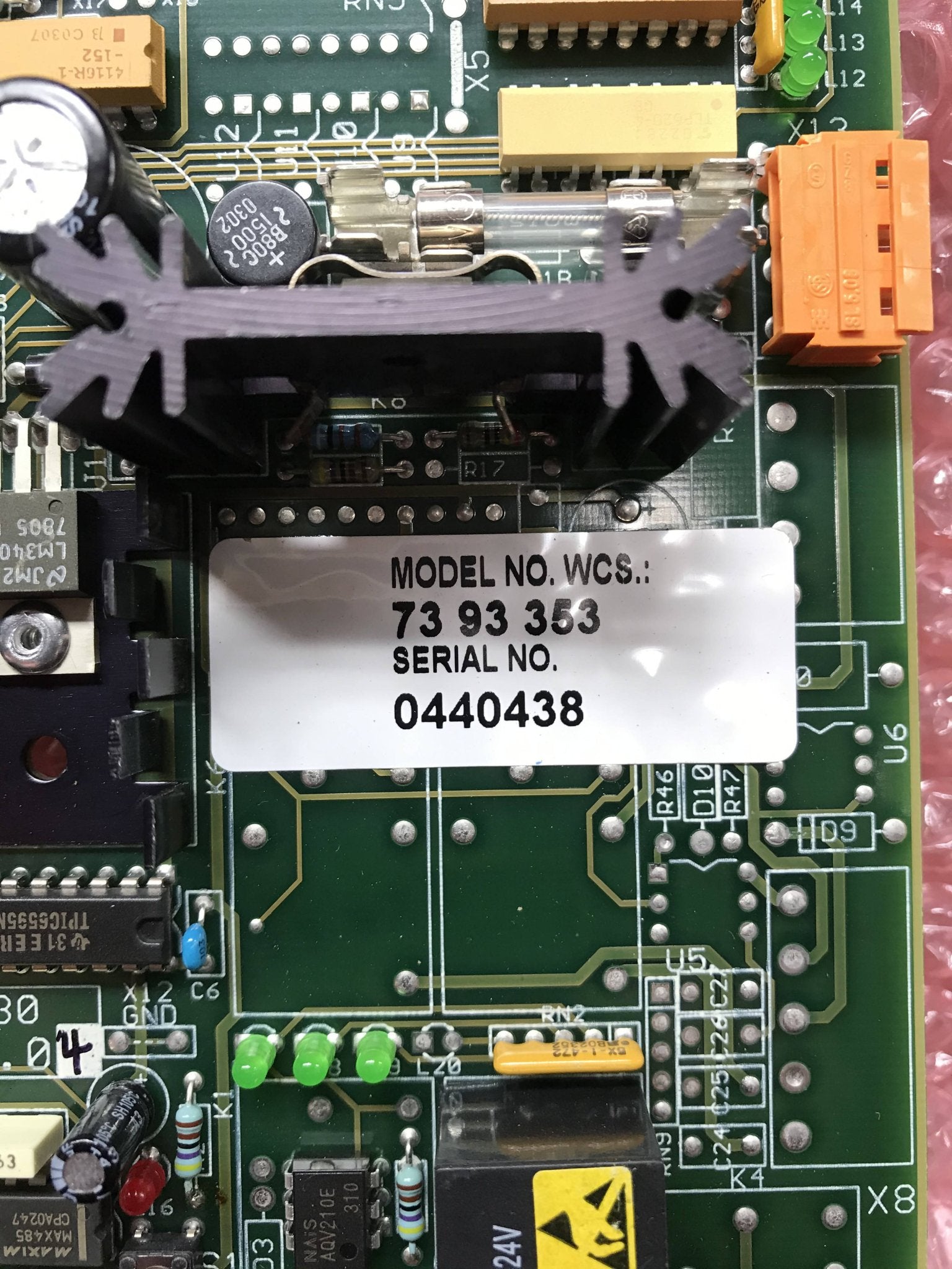 WCS Regulation & Control Board (7393353 Siemens