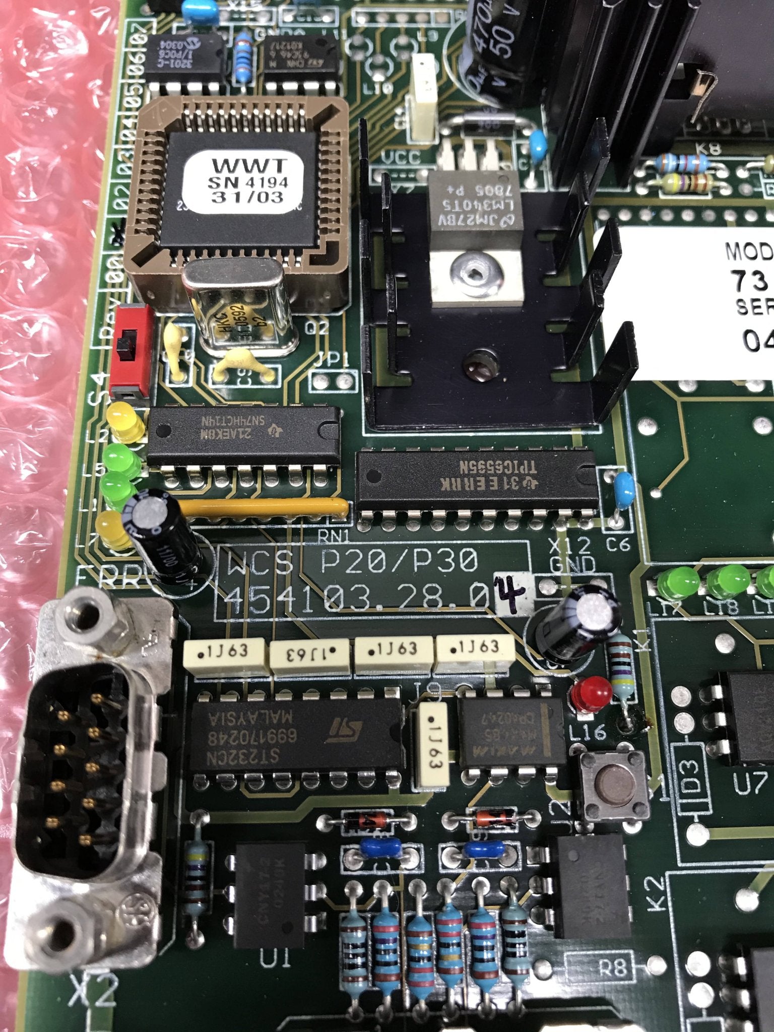 WCS Regulation & Control Board (7393353 Siemens