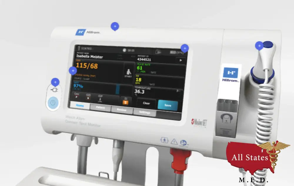 Welch Allyn Connex Spot Monitor NIBP, SPO2, Temp