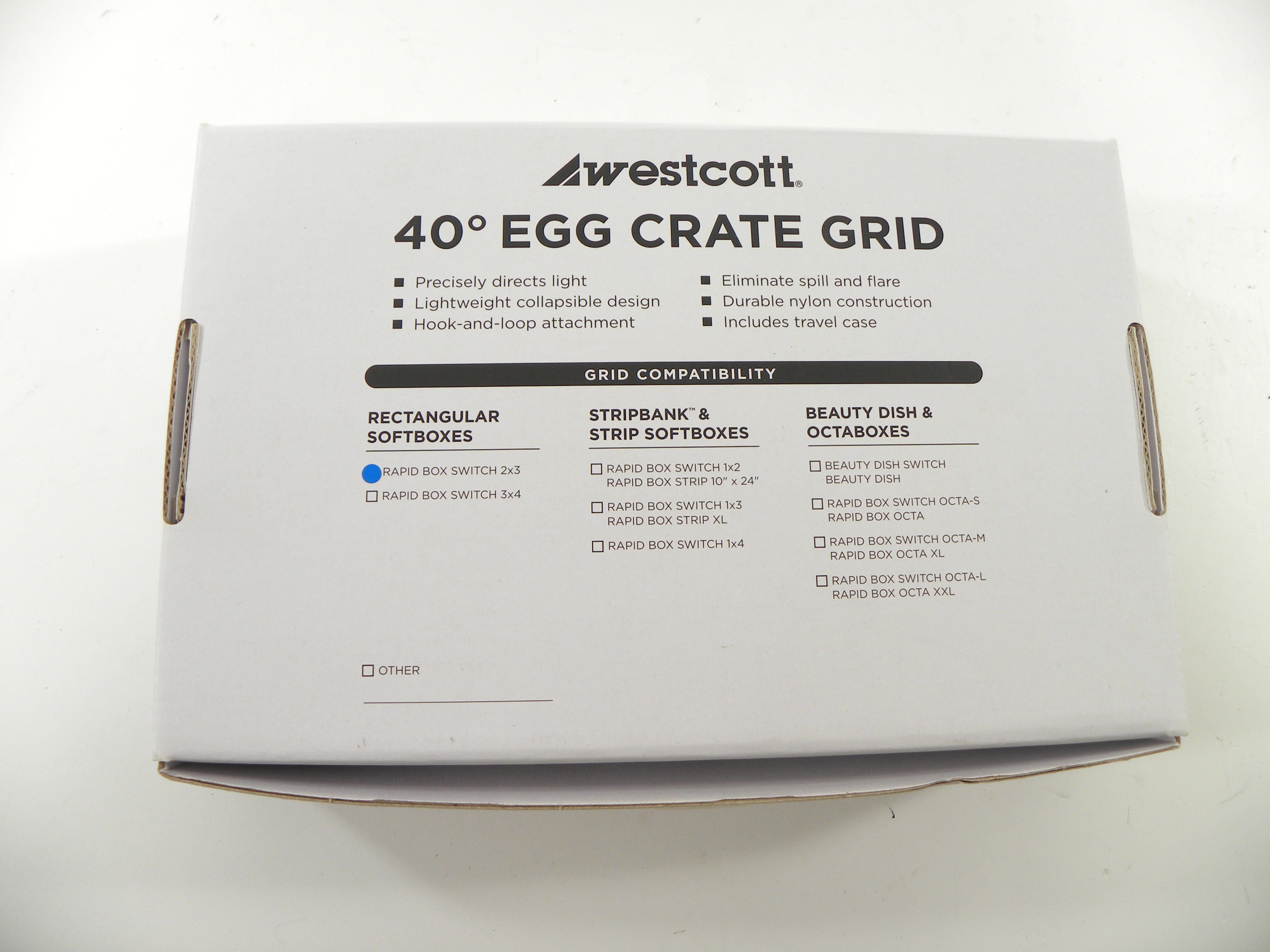 Westcott 40* Egg Crate Grid for Rapid Box Switch 2x3