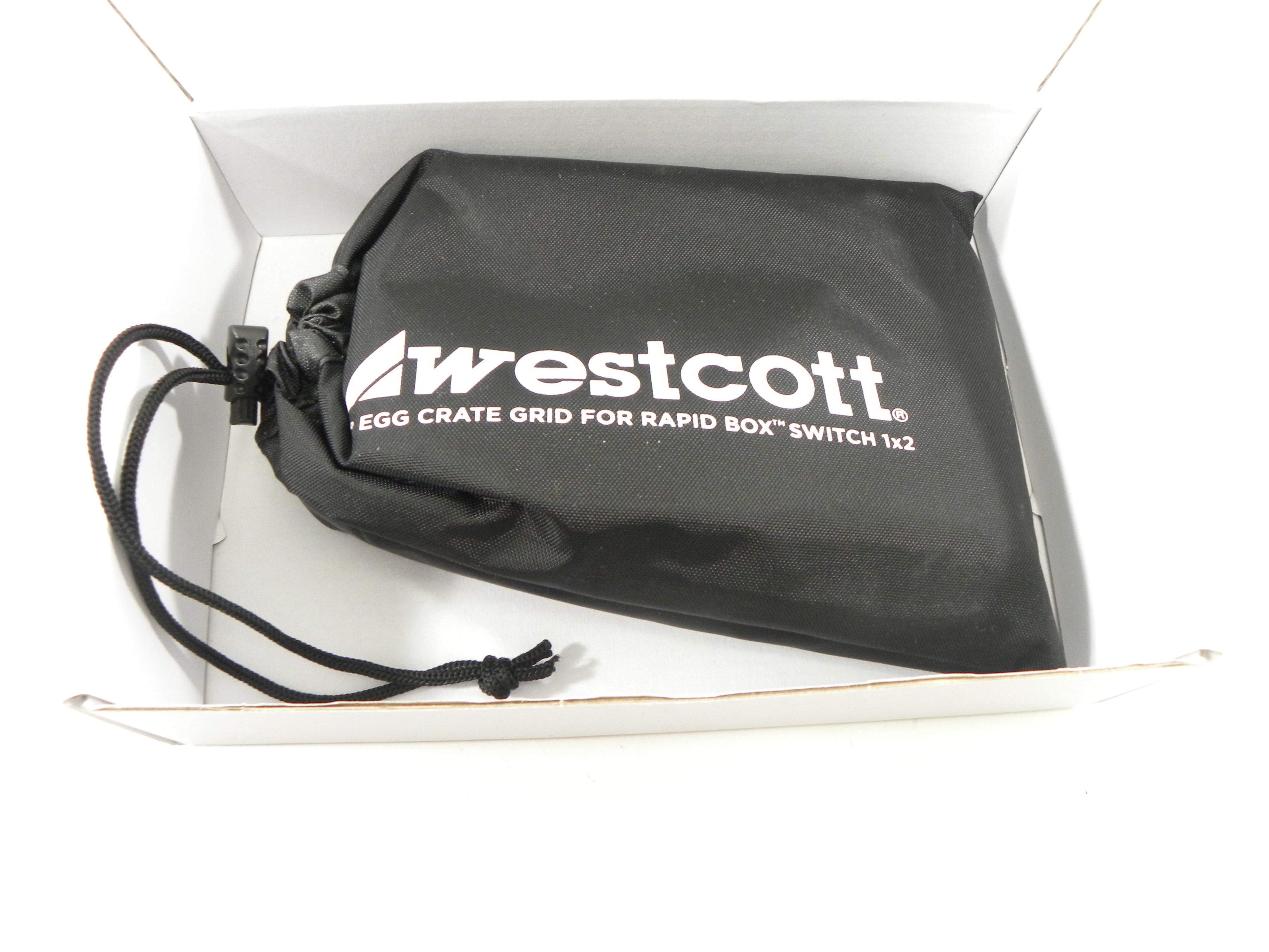 Westcott Egg Crate 40* For Rapid Box Strip 10x24 w/Switch 1x2