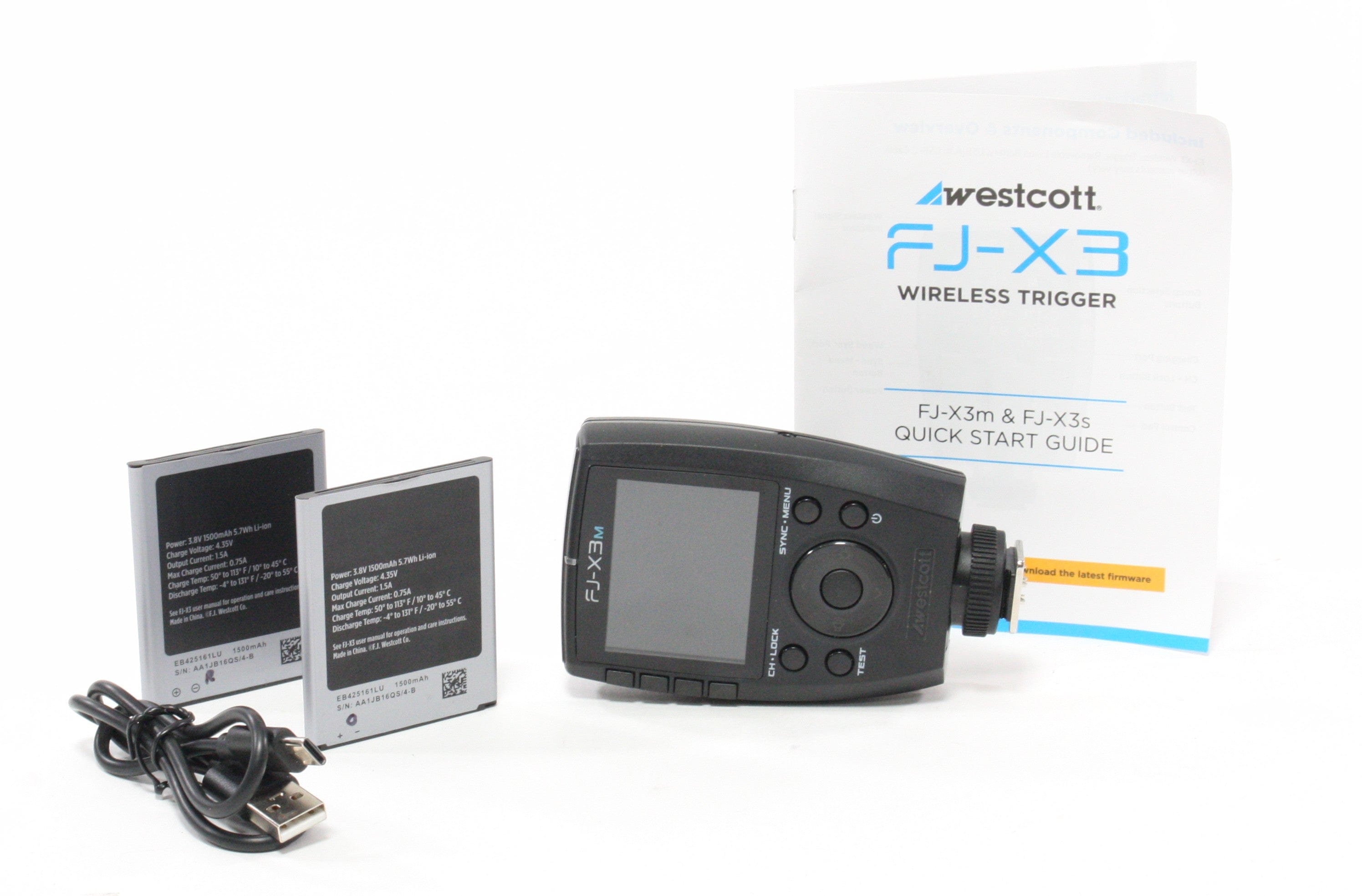 Westcott FJ-X3M Flash Trigger with Extra battery