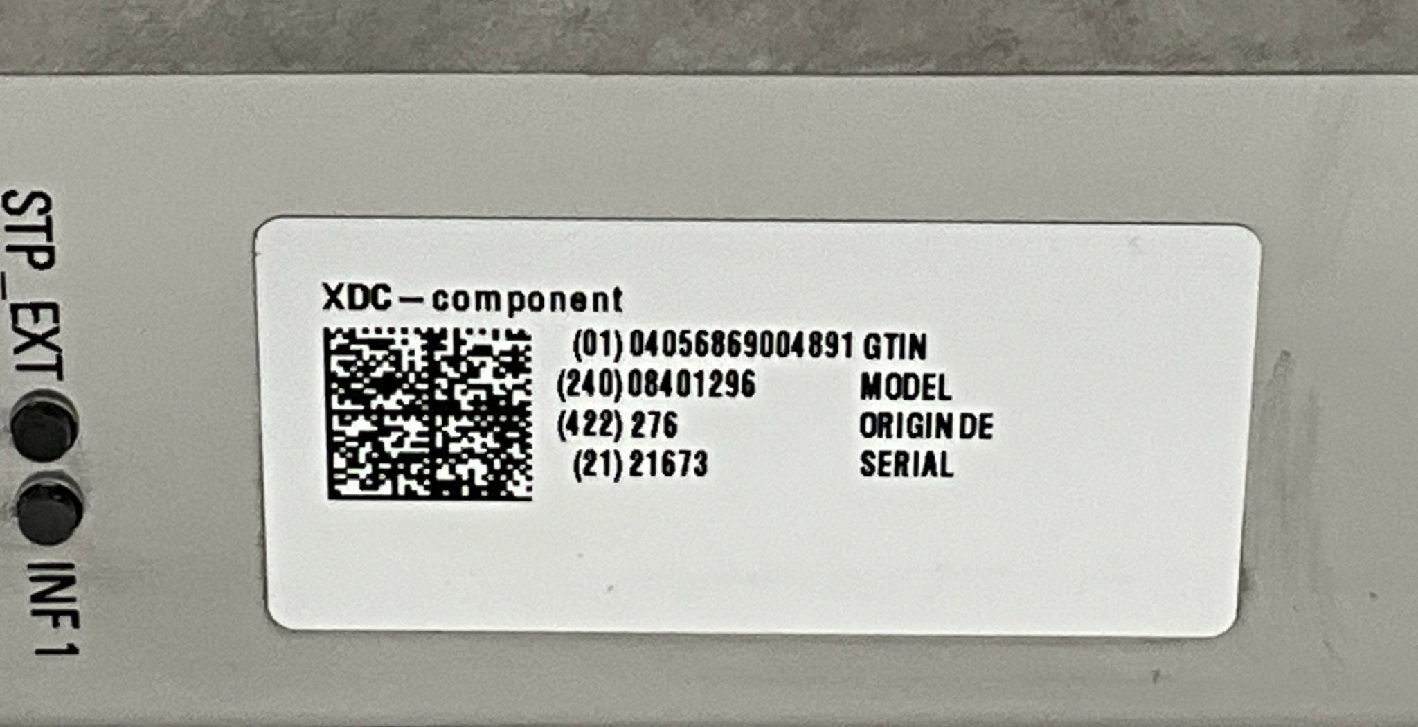 XDC COMPONENT (08401296/8401296/08368958 SIEMENS