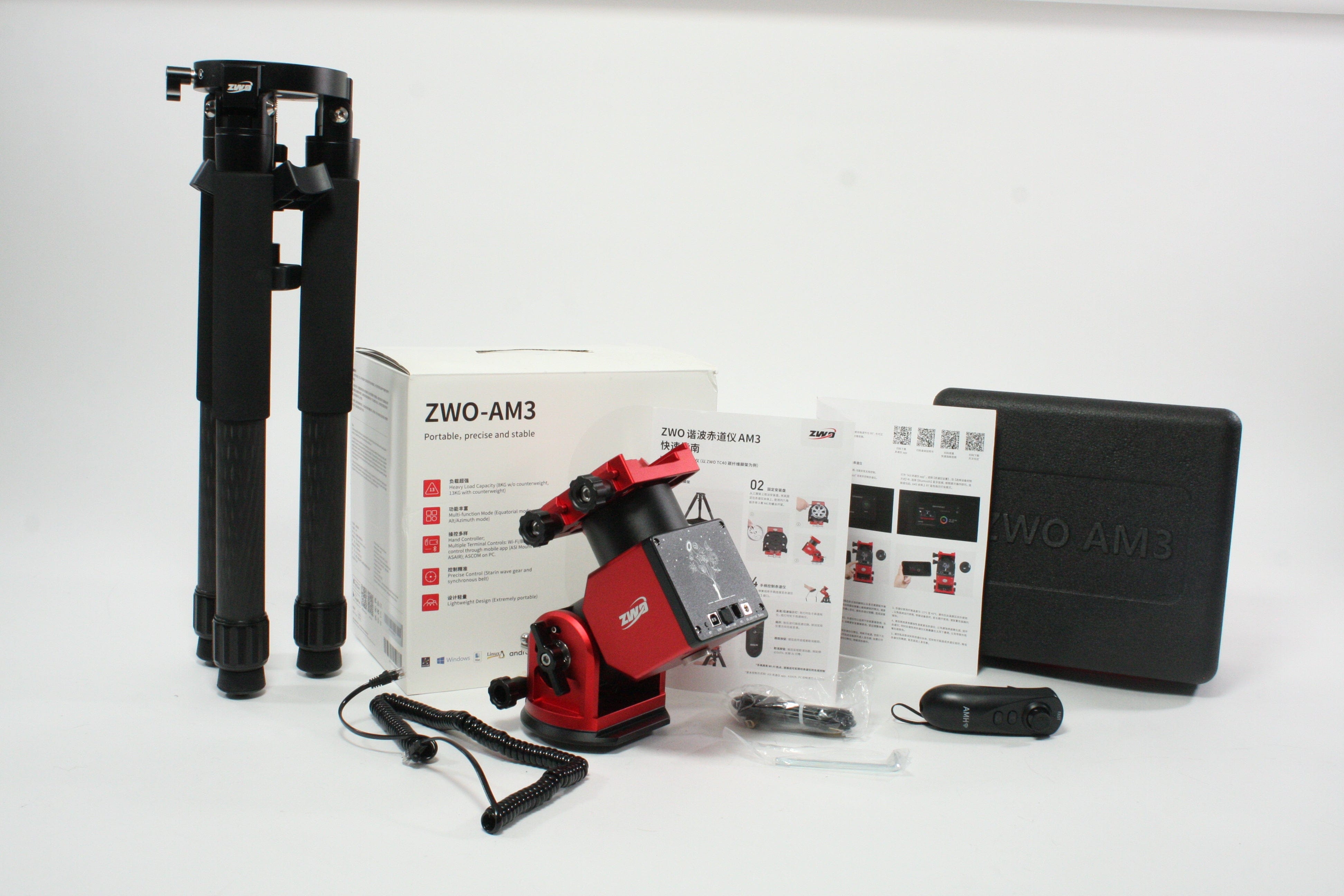 ZWO AM3 Harmonic Equatorial Mount with Legs - NEW IN BOX