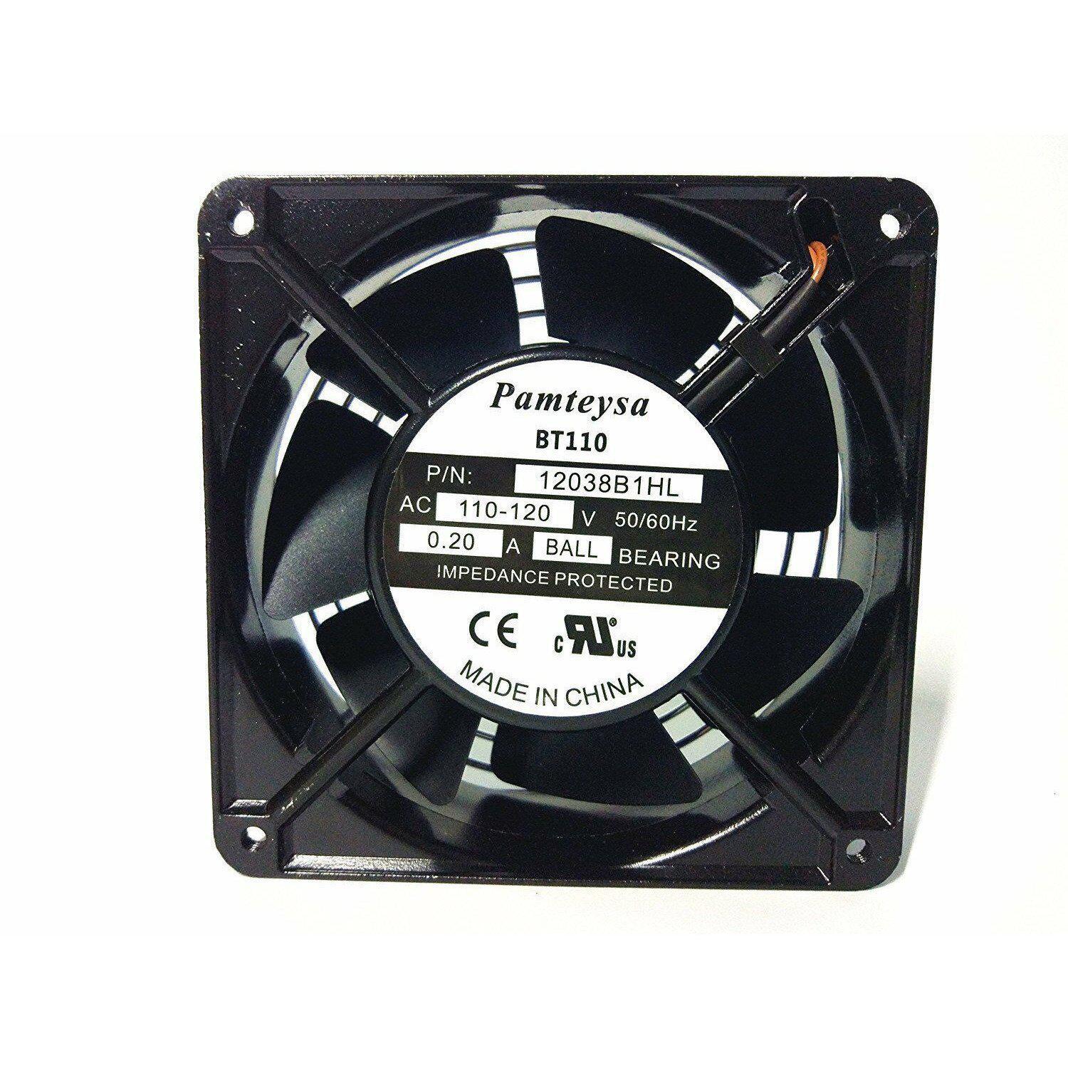 120mm by120mmby 38mm muffin fan 1238, Muffin Cooling Fan,115V 120V AC high speed - AloinfoUSA