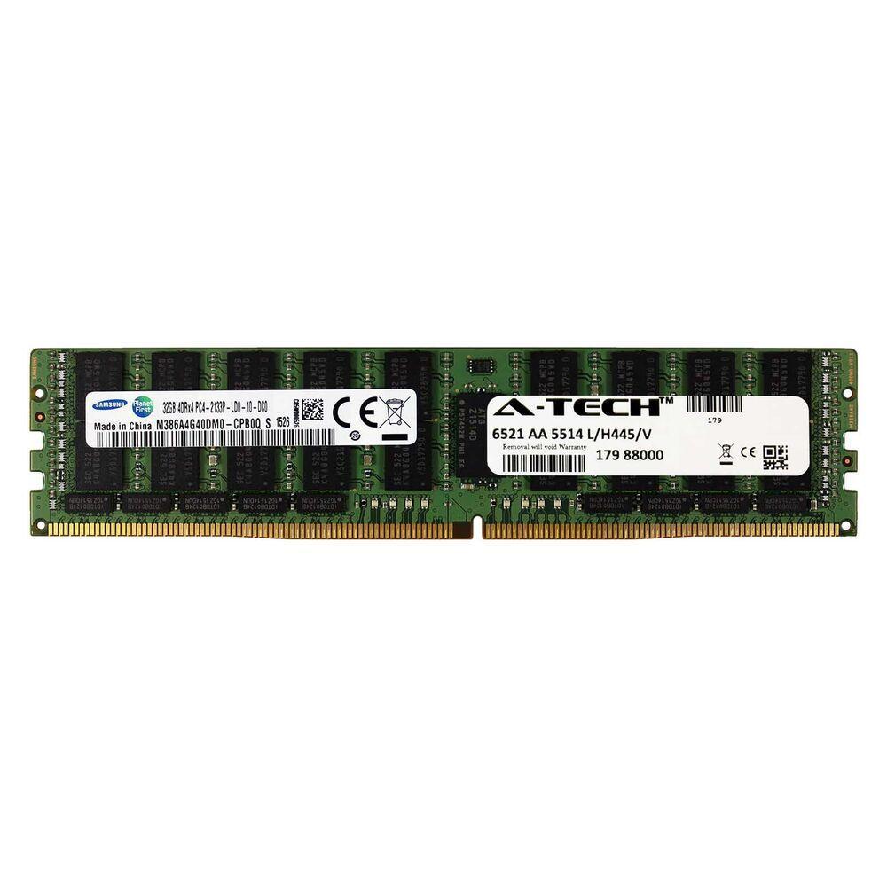 32GB DDR4 2133MHz ECC LRDIMM Dell PowerEdge R730xd R730 R630 T630 Memoria RAM 32G - AloinfoUSA