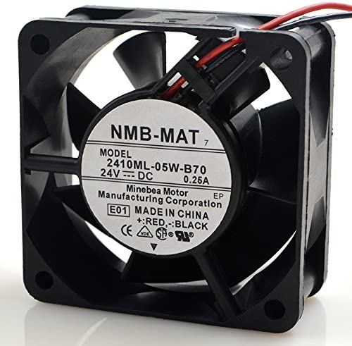 Cooler NMB TECHNOLOGIES - 2410ML-05W-B70-B00 - AXIAL FAN, 60MM, 24VDC, 190mA - AloTechInfoUSA