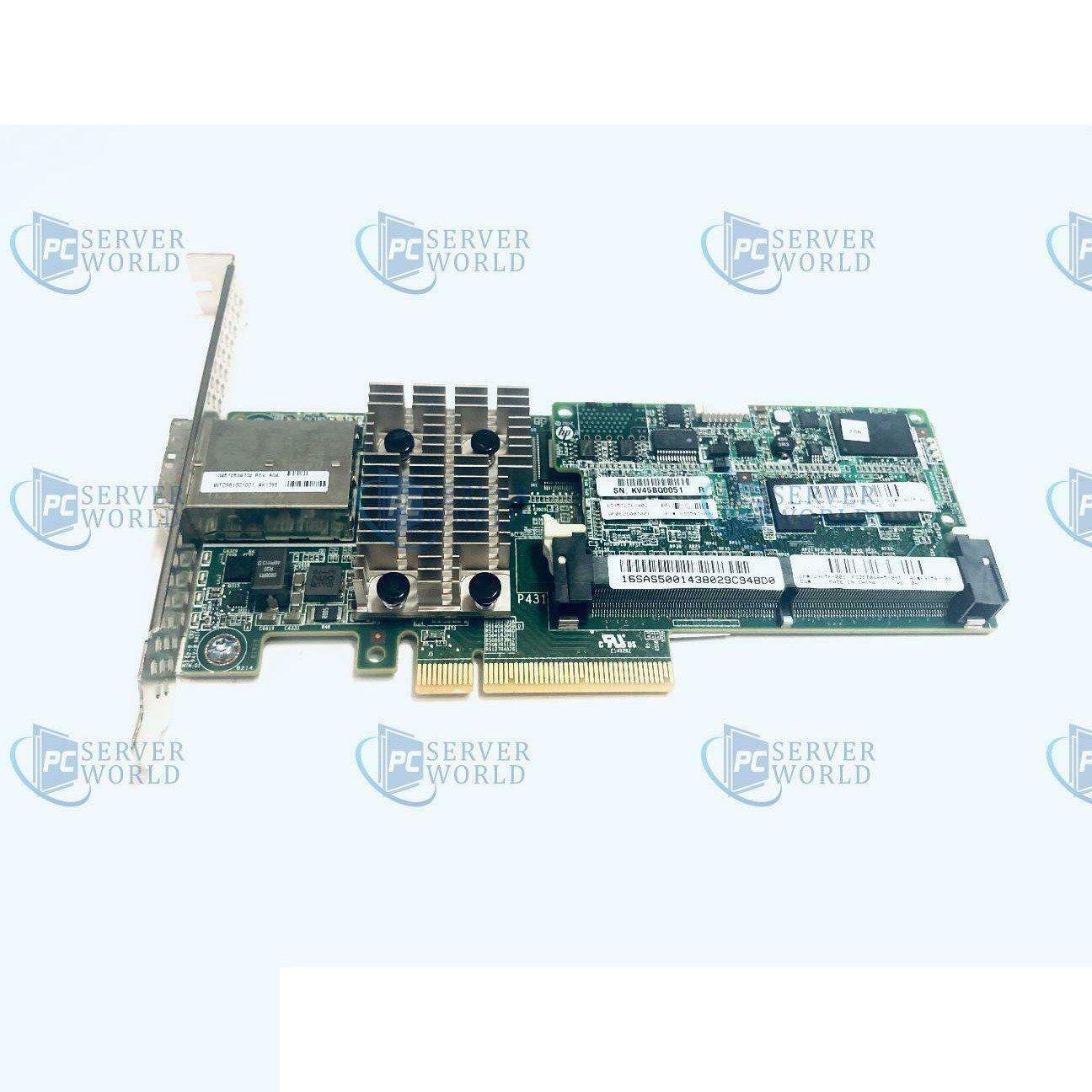 698531-B21 HP SMART ARRAY P431 2GB FBWC 6GB 2-PORTS EXT SAS CONTROLLER 887111206961 - AloinfoUSA
