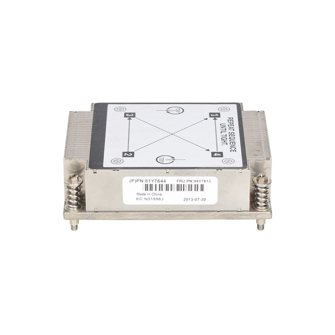 Dissipador IBM HEATSINK FOR IBM SYSTEM X3530 X3630 M4 - SCREW DOWN TYPE 94Y7813 - AloTechInfoUSA