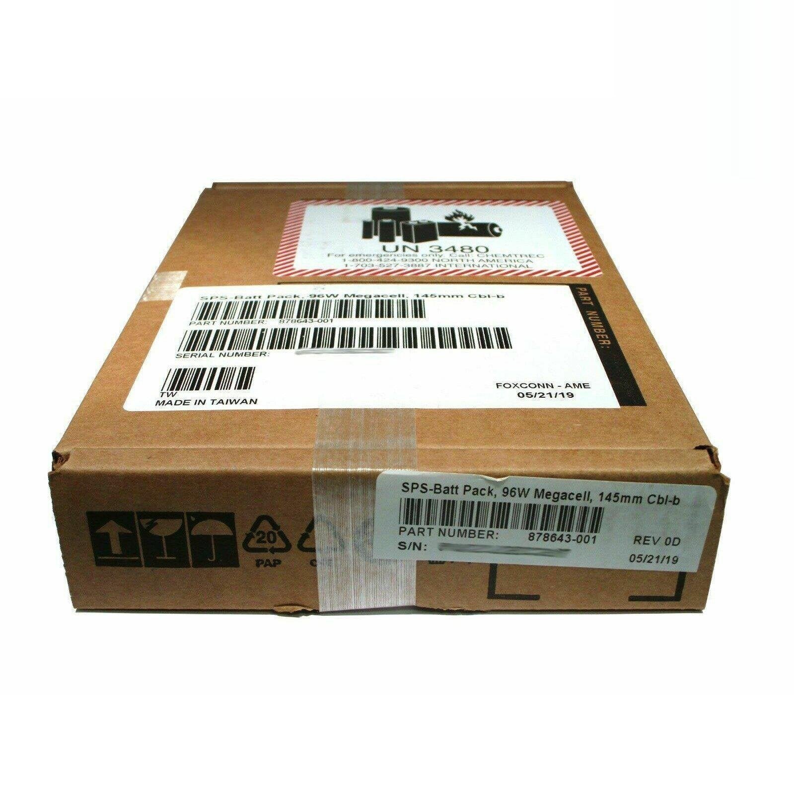 878643-001 HPE 96W Smart Storage Battery Module 875241-B21 871264-001 Bateria - AloinfoUSA