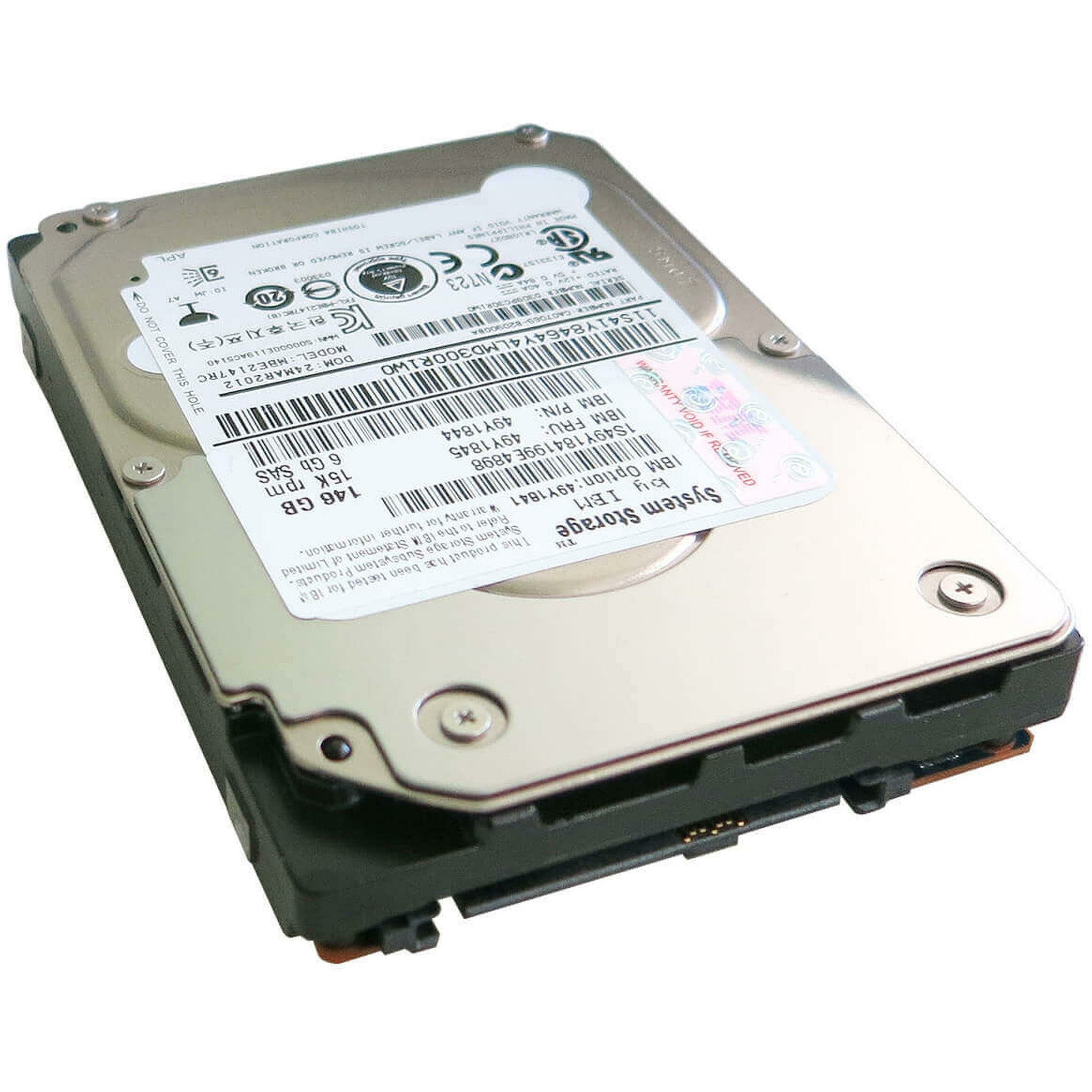 BM 146GB 10K RPM SAS 6Gbs SFF Slim 2.5" Hot Swap Hard Drive 42D0633 42D0636 - AloinfoUSA