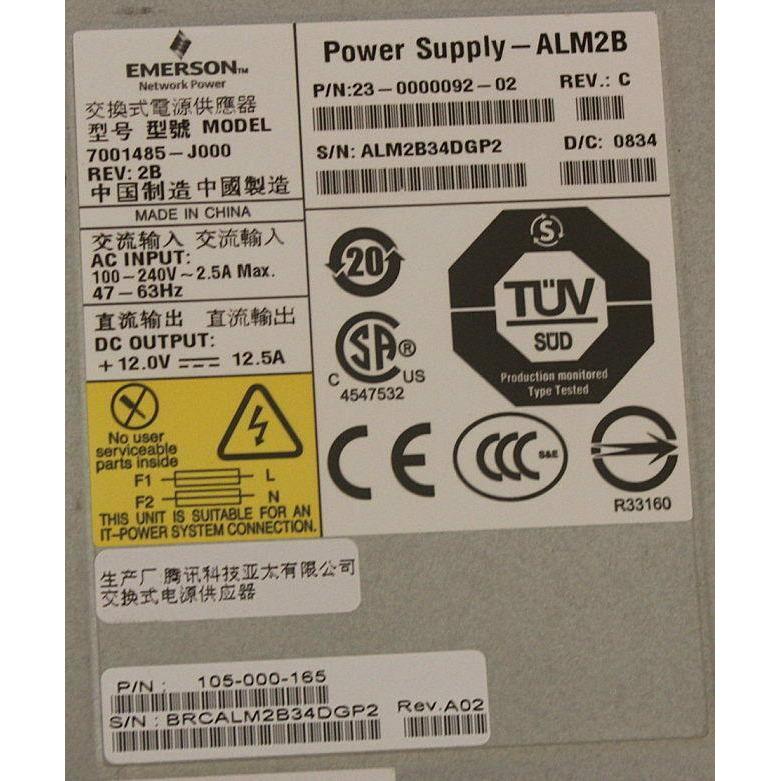 Brocade 5100 6500 7800 DS-5100B HP 492295-001 PS 23-0000092-02 105-000-165 - AloinfoUSA